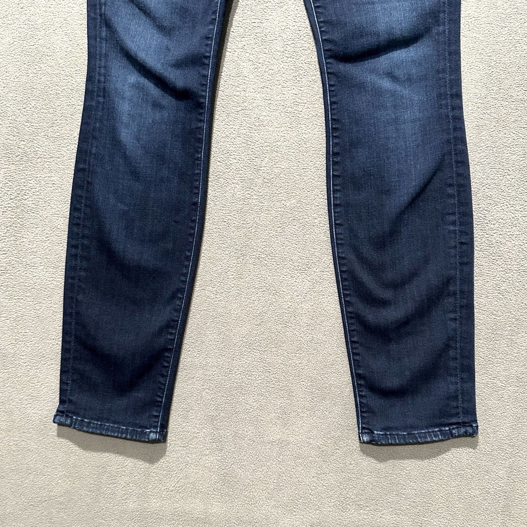 AYR Ayr Jeans Womens High Rise Skinny Stretch Dark Wash Blue 29x28 (26x27.5) Casual Size 29" - 5 Thumbnail