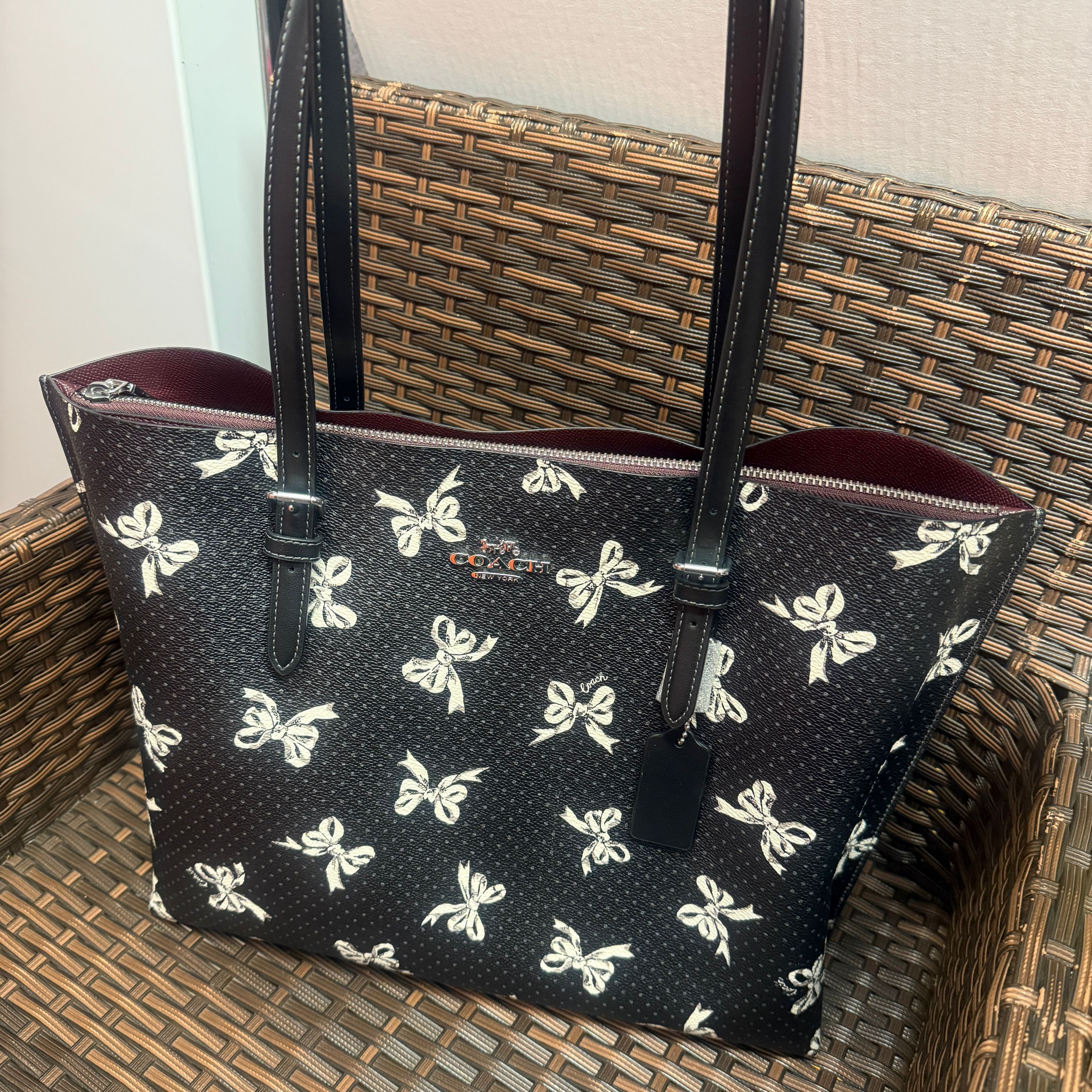 Coach Gallery Tote Bag With Butterfly Print CAR36 | Grailed