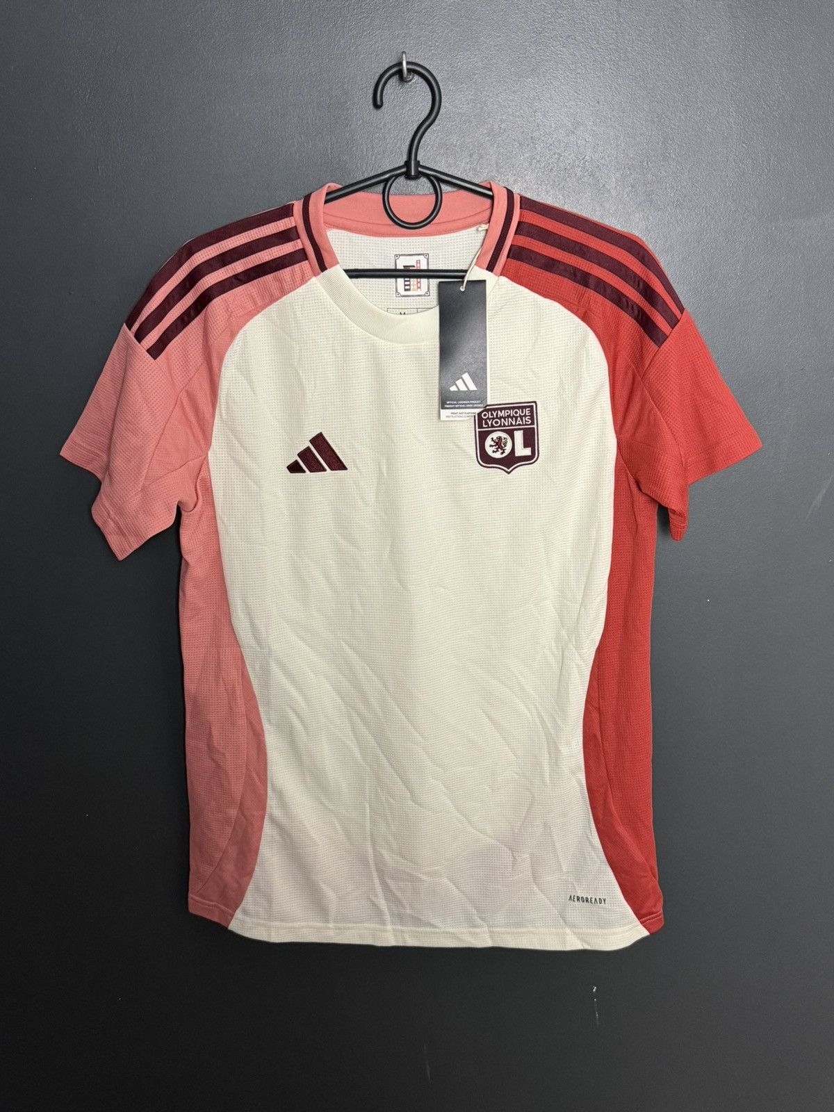 Adidas New Olympique Lyon 24/25 Third Football Jersey T-Shirt Size M / US 6-8 / IT 42-44 - 1 Thumbnail