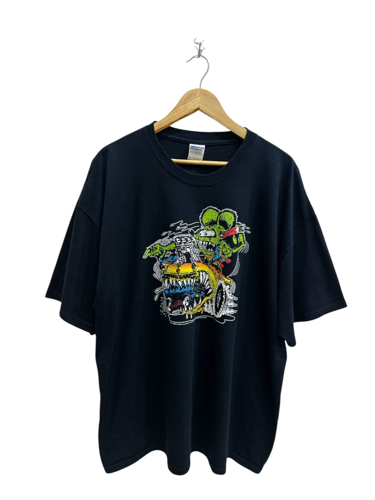 Vintage Vintage Y2K Rat Fink x Moon Eyes Size US XXL / EU 58 / 5 - 1 Thumbnail