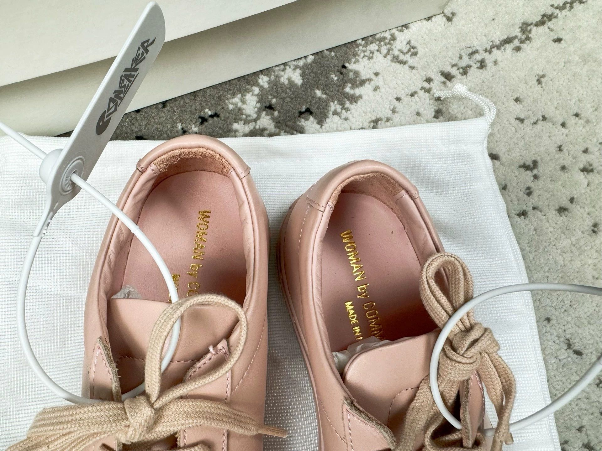 Common Projects Common Projects Pastel Pink Sneakers 35 New Size US 4.5 / IT 34.5 - 4 Thumbnail