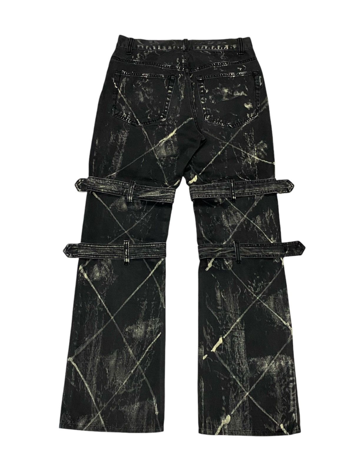 Japanese Brand Japanese Brand “BERNINGS-SHO” Patchwork Bondage Pants Size US 29 - 3 Thumbnail