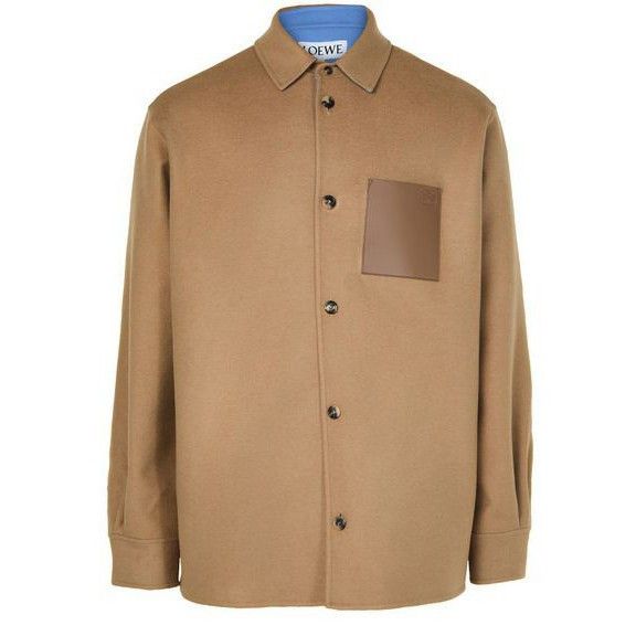 Loewe LOEWE Camel Brown Cashmere Overshirt Jacket New & Authentic Size US M / EU 48-50 / 2 - 1 Thumbnail