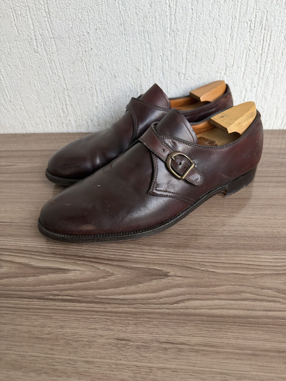 Alden 954 shell cordovan monk derby Size US 9.5 / EU 42-43 - 1 Thumbnail