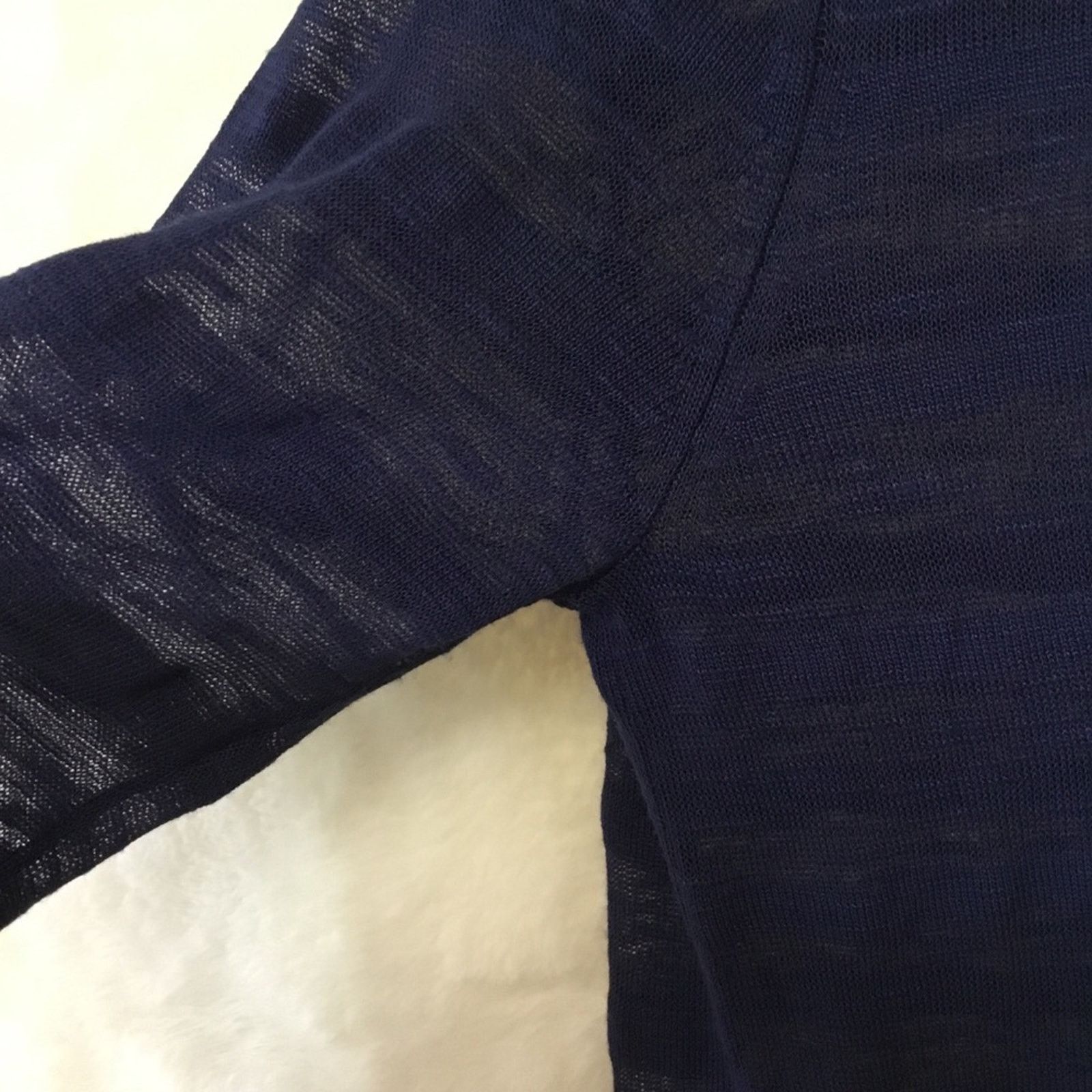 Banana Republic Banana Republic Blue Pattern Open Cardigan Size S / US 4 / IT 40 - 8 Thumbnail