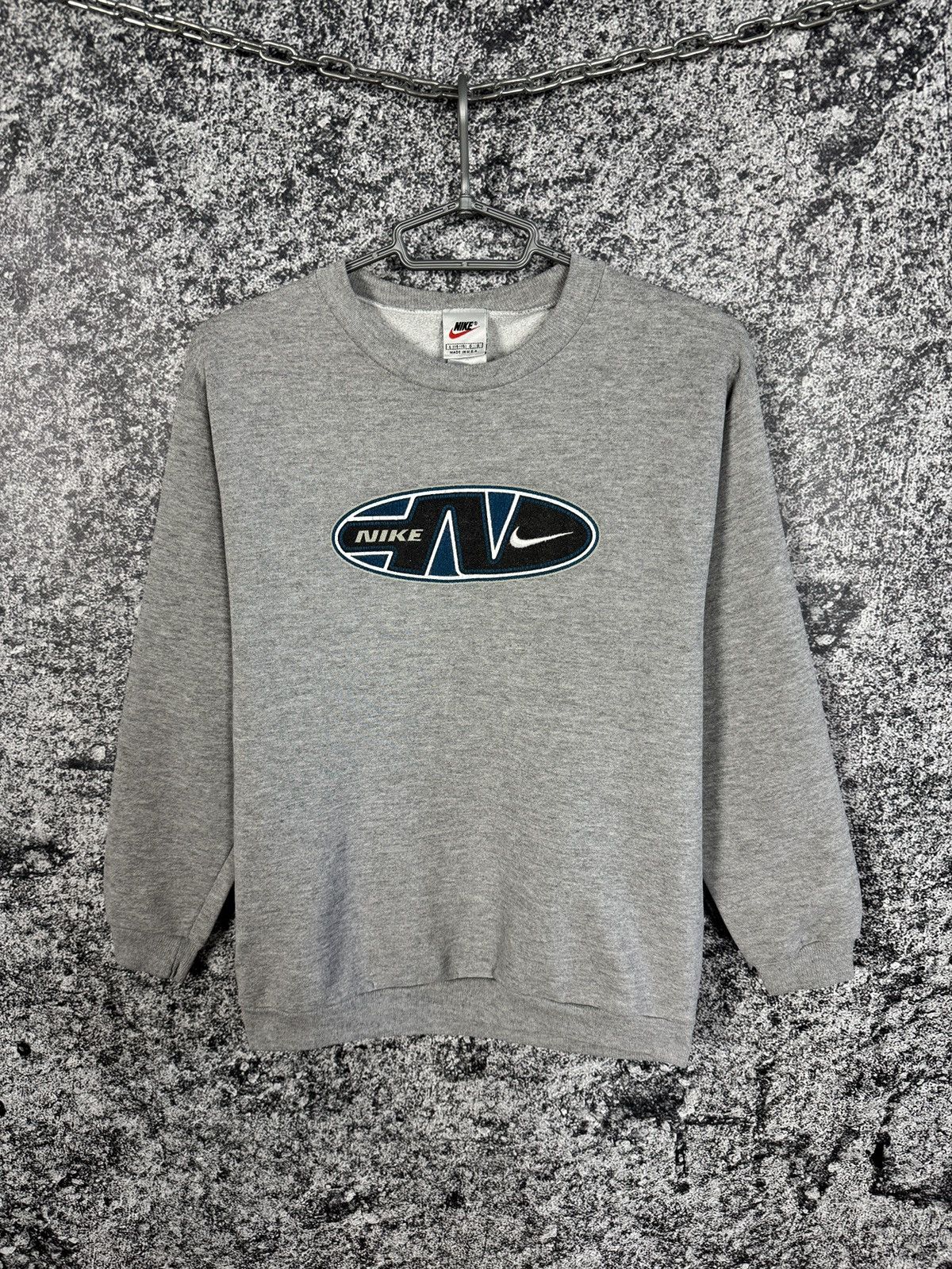 Nike Boys Nike Vintage 90s Sweatshirt Swoosh Logo Made in USA Size US XS / EU 42 / 0 - 1 Thumbnail