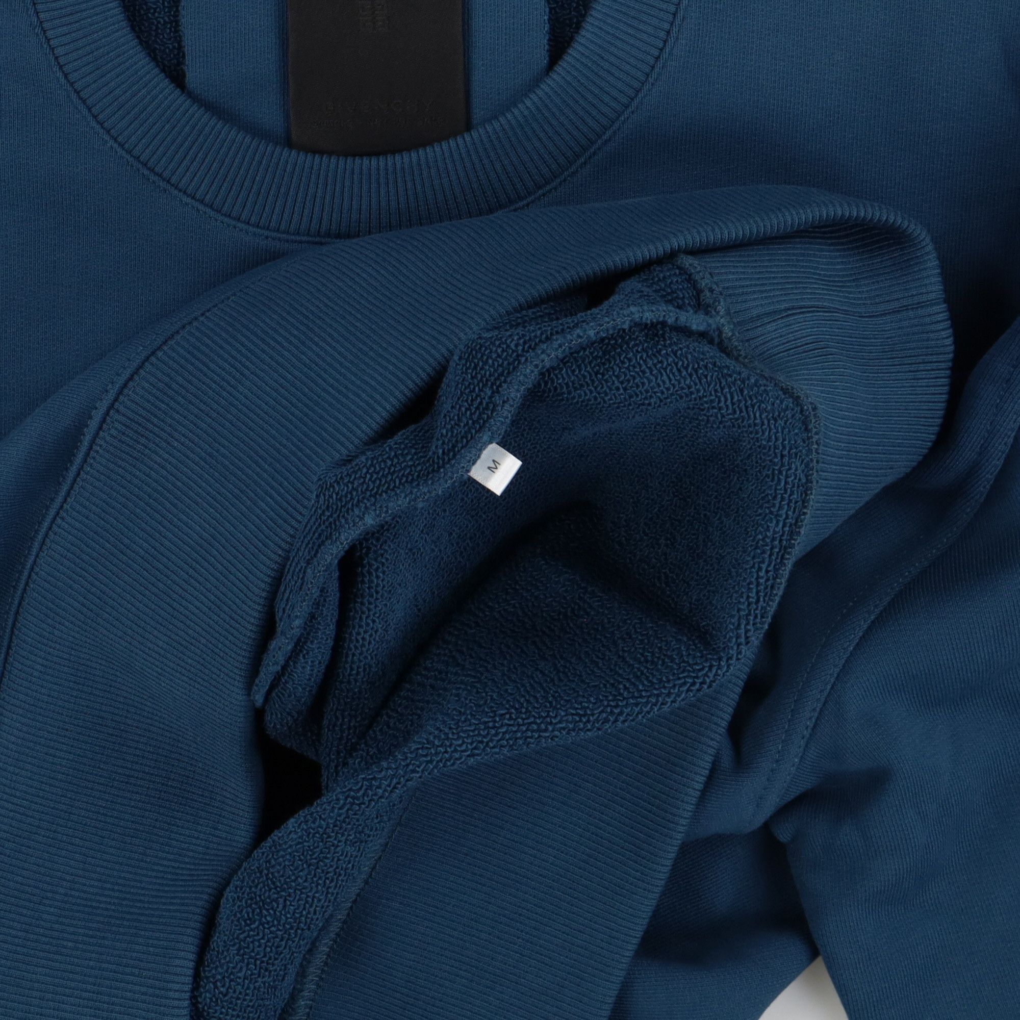 Givenchy Petrol Blue Archetype Logo Sweatshirt Size US M / EU 48-50 / 2 - 6 Thumbnail