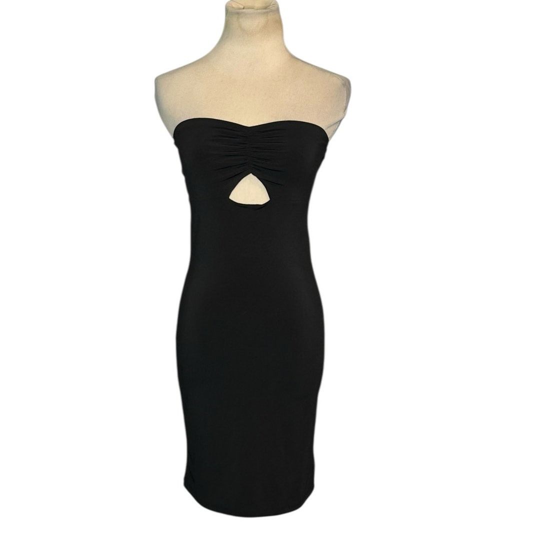 Forever 21 Forever 21 black strapless cutout pencil dress size Small Size S / US 4 / IT 40 - 7 Thumbnail