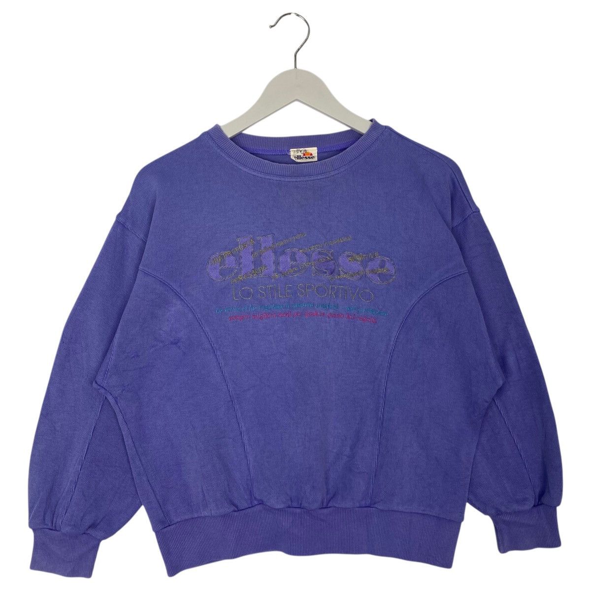 Vintage Vintage Ellesse Big Logo Crewneck Sweatshirt Blue Size S Size US S / EU 44-46 / 1 - 1 Thumbnail