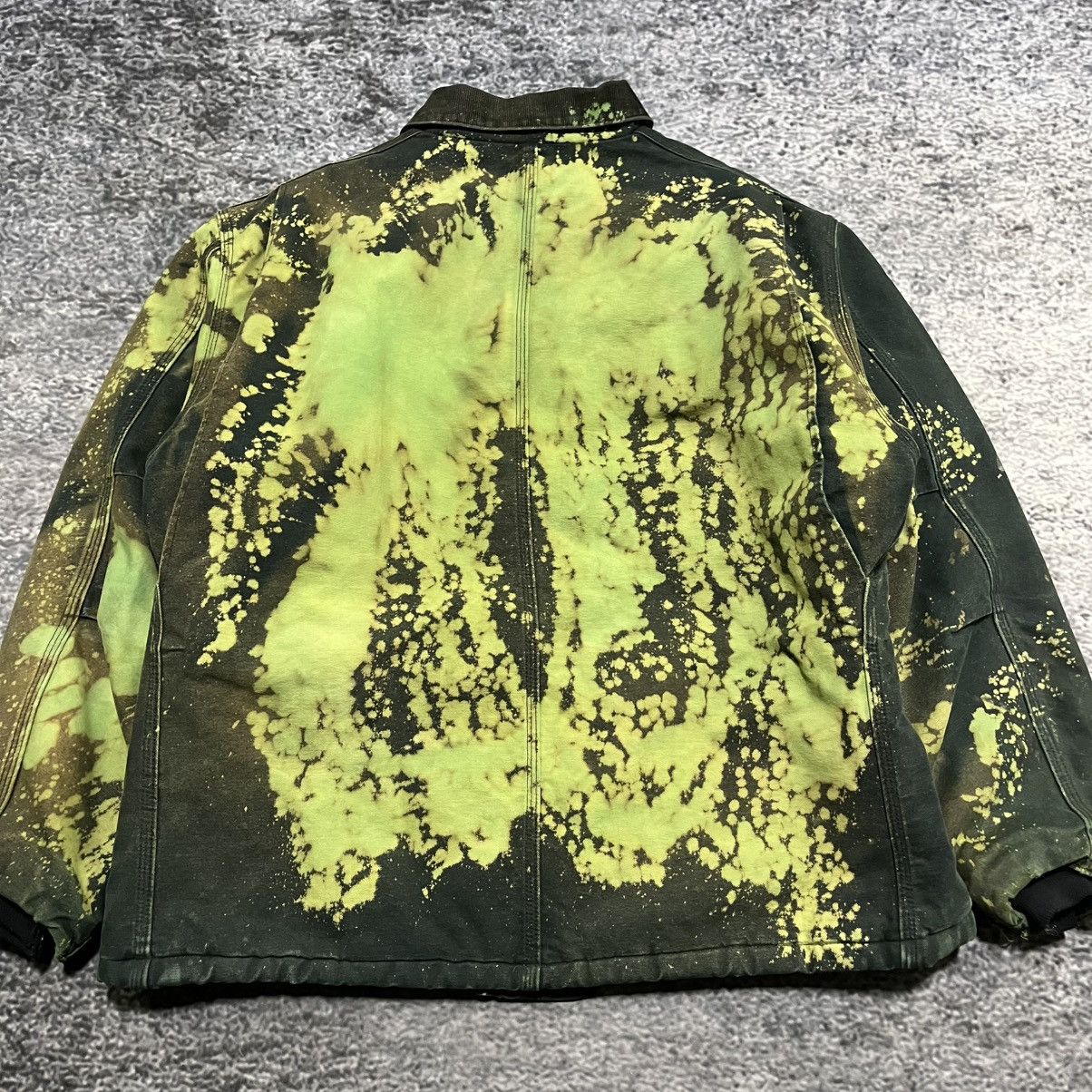 Carhartt VINTAGE CARHARTT GREEN BROWN ARCTIC CHORE COAT DISTRESSED XL Size US XXL / EU 58 / 5 - 9 Thumbnail