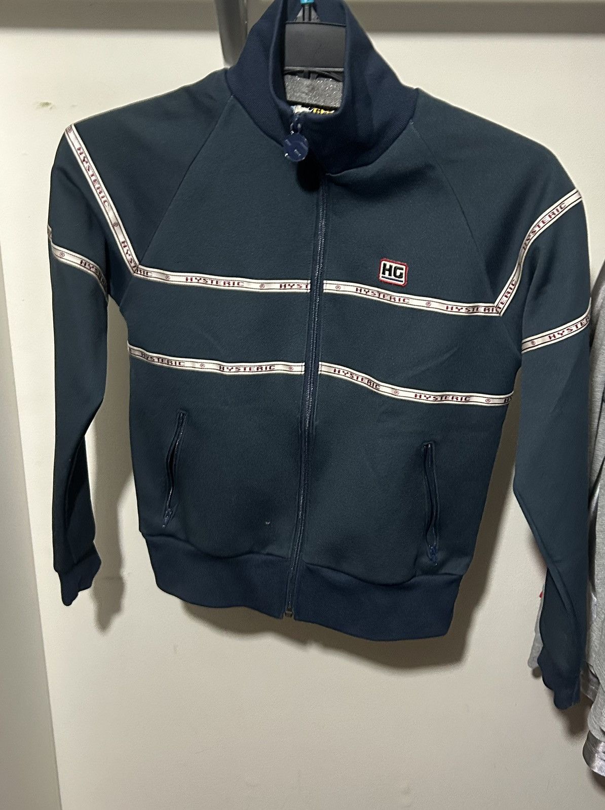 Hysteric Glamour Vintage Hysteric Glamour HG Logo Tape Track Jacket Y2K Japan Size US S / EU 44-46 / 1 - 1 Thumbnail