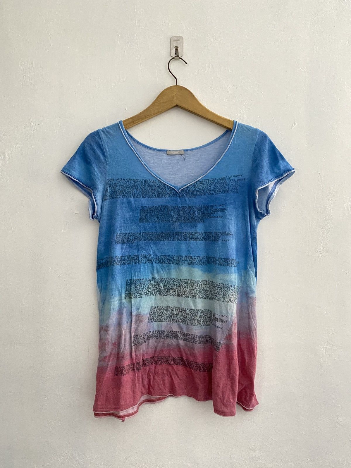 If Six Was Nine × Japanese Brand × Le Grande Bleu (L.G.B.) Dw2r poem tiedye tee Size US M / EU 48-50 / 2 - 1 Thumbnail