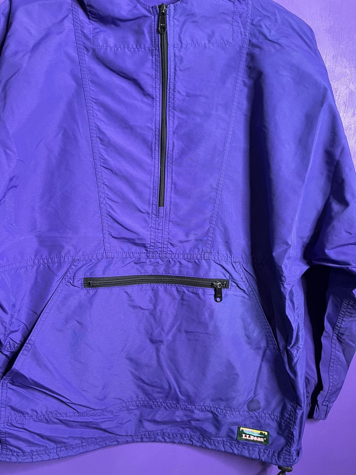 L.L. Bean × Vintage Vintage 90s LL Bean essential anorak jacket Size US L / EU 52-54 / 3 - 3 Thumbnail