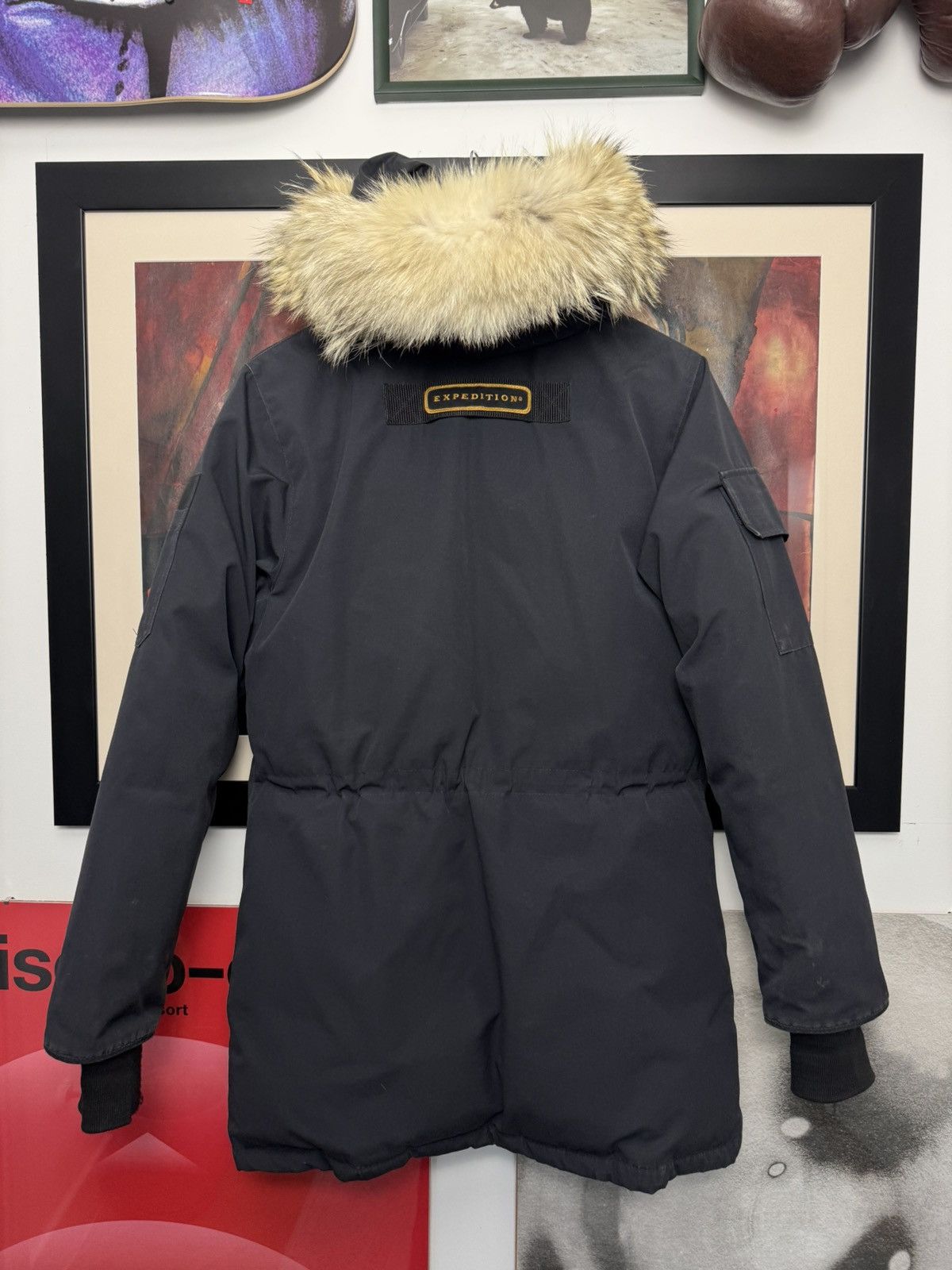 Canada Goose Canada Goose Expedition Navy Down Fur Coat Parka Jacket Size XS / US 0-2 / IT 36-38 - 3 Thumbnail