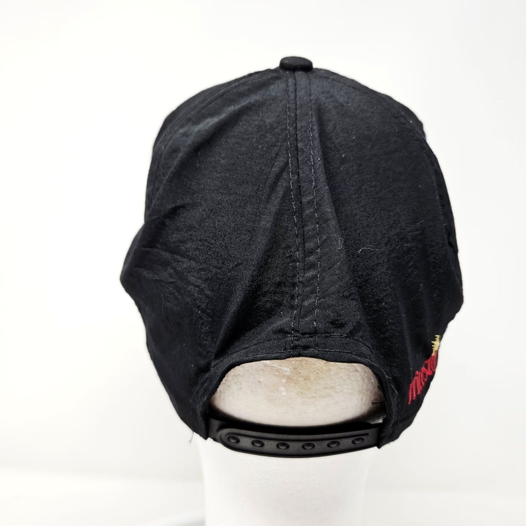 Vintage VINTAGE Winston Cigarette The Wrap "Only Winston Has It" 80s 90s Snapback Hat Men's Adjustable Black Nylon Snapback Hat Mens 90s Hat Size ONE SIZE - 4 Thumbnail