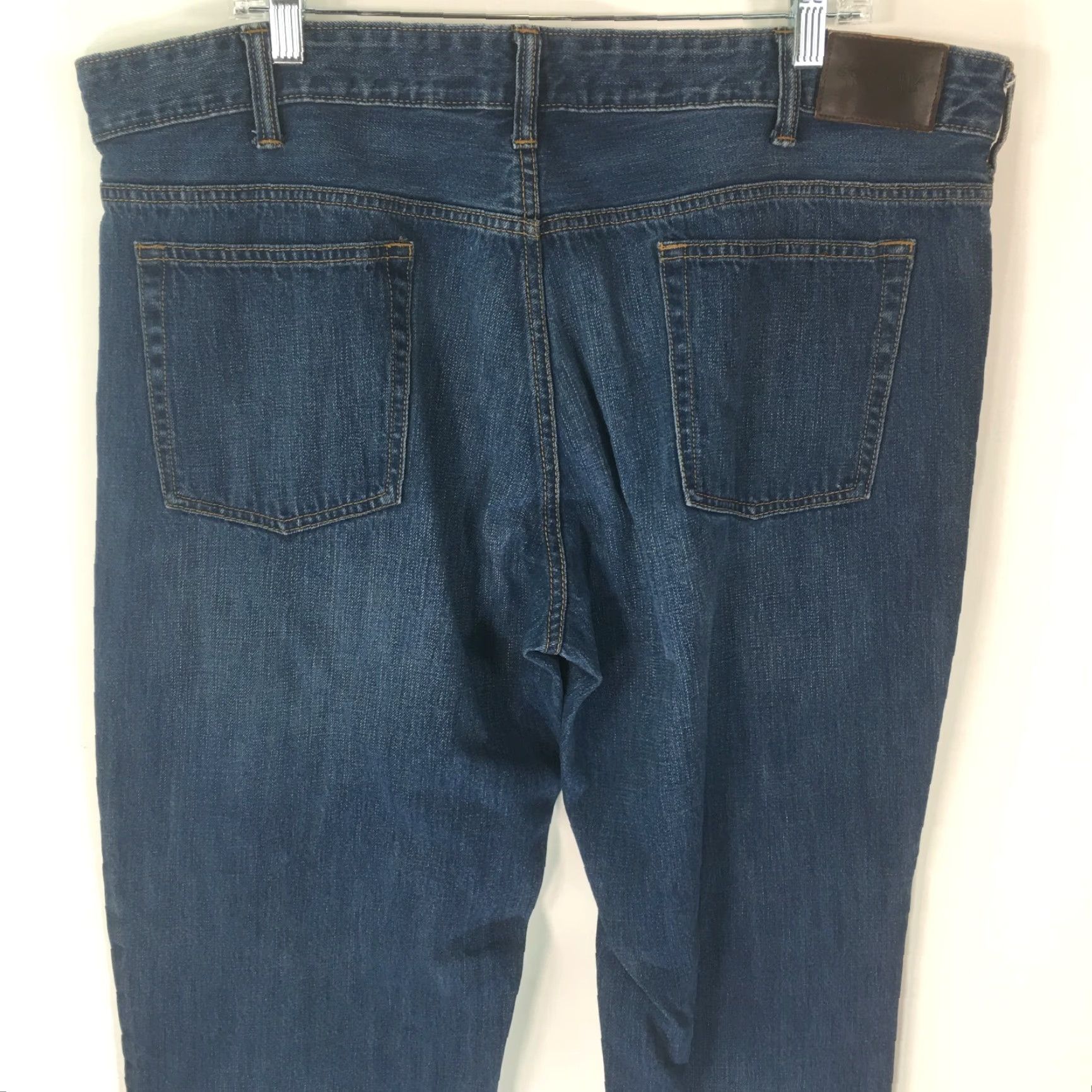 Vintage Sonoma Jeans Mens Style Straight Denim 40X32 High Rise Blue 5-Pocket Regular 100% Cotton Size US 42 / EU 58 - 4 Thumbnail