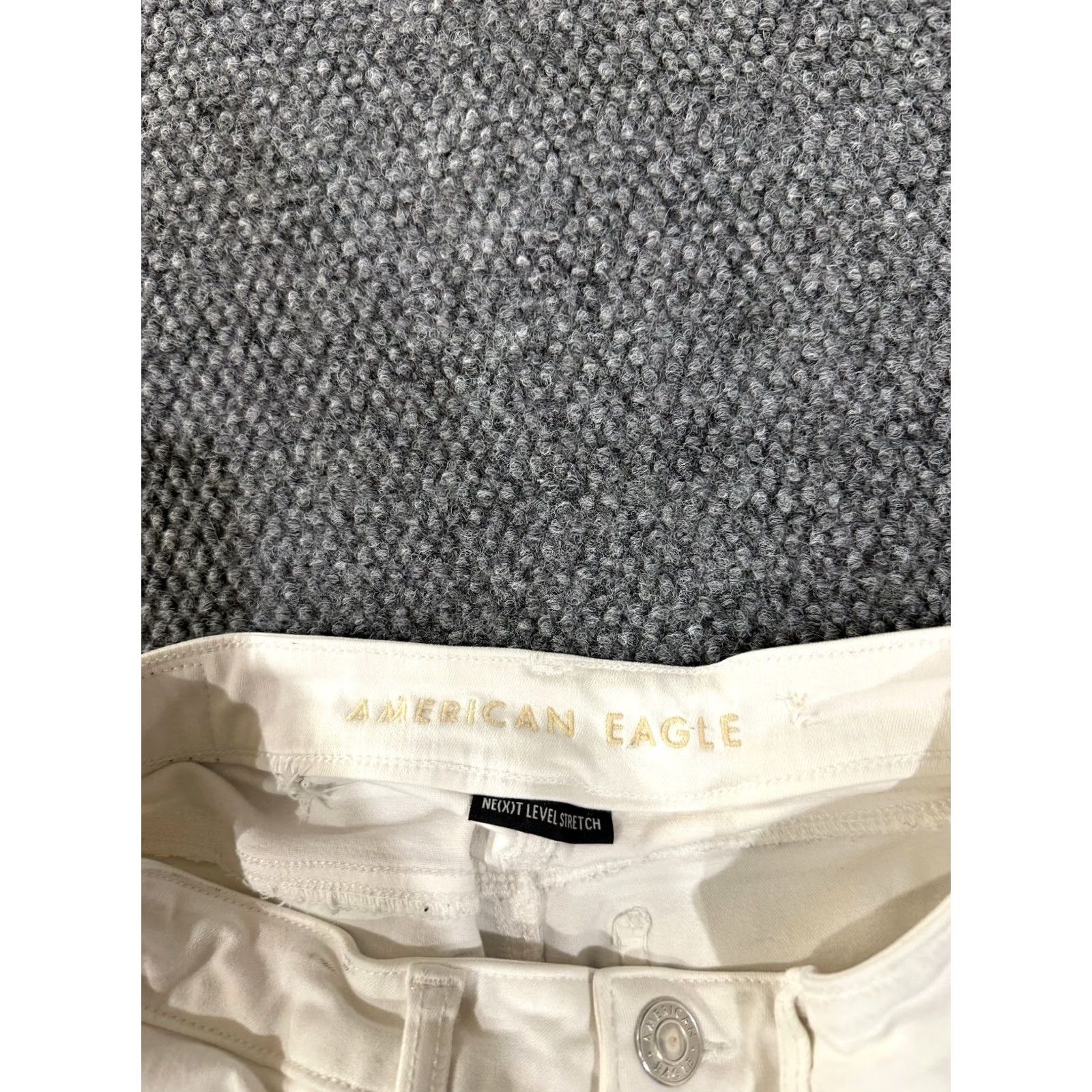American Eagle Outfitters American Eagle jegging jeans Womens 4 Short White Distressed Stretch Denim Ankle Zip Pockets Slim 5-Pocket Size 27" / US 4 / IT 40 - 5 Thumbnail