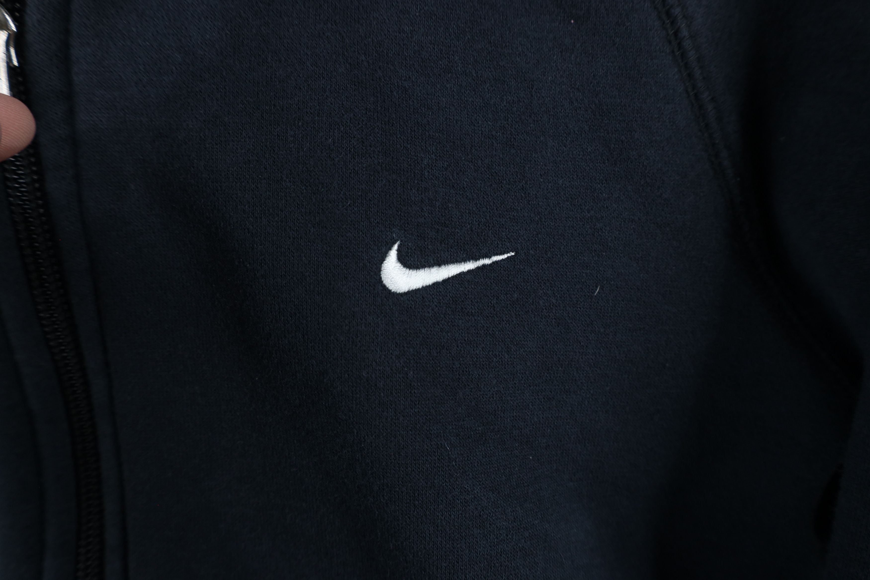 Nike × Vintage Vintage Y2K Nike Travis Scott Mini Swoosh Full Zip Hoodie Size M / US 6-8 / IT 42-44 - 4 Thumbnail
