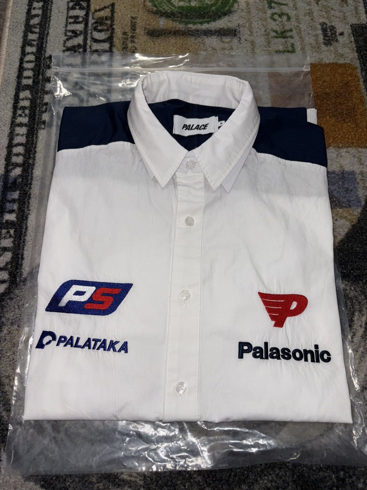 Palace Palace Rear View Button Up Shirt Pink | Grailed