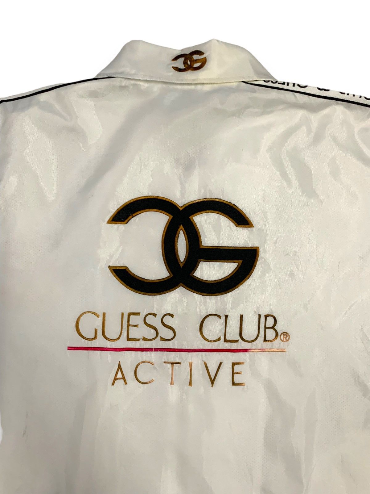 Guess Vintage Guess Club Big Logo Embroidered Jacket like Chanel Size US XL / EU 56 / 4 - 13 Thumbnail