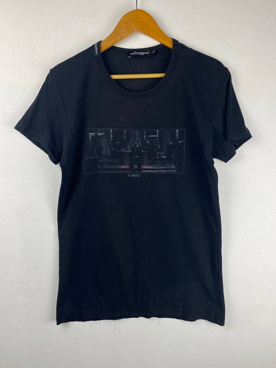 image of Avant Garde x Dolce Gabbana Dolce And Gabbana X Scarface Movie Tee Nice Design in Black (Size Mediu