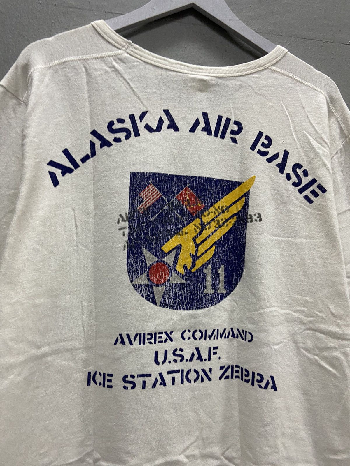 Avirex AVIREX USAAF ALASKA AIR BASE LONG SLEEVE Size US L / EU 52-54 / 3 - 6 Thumbnail