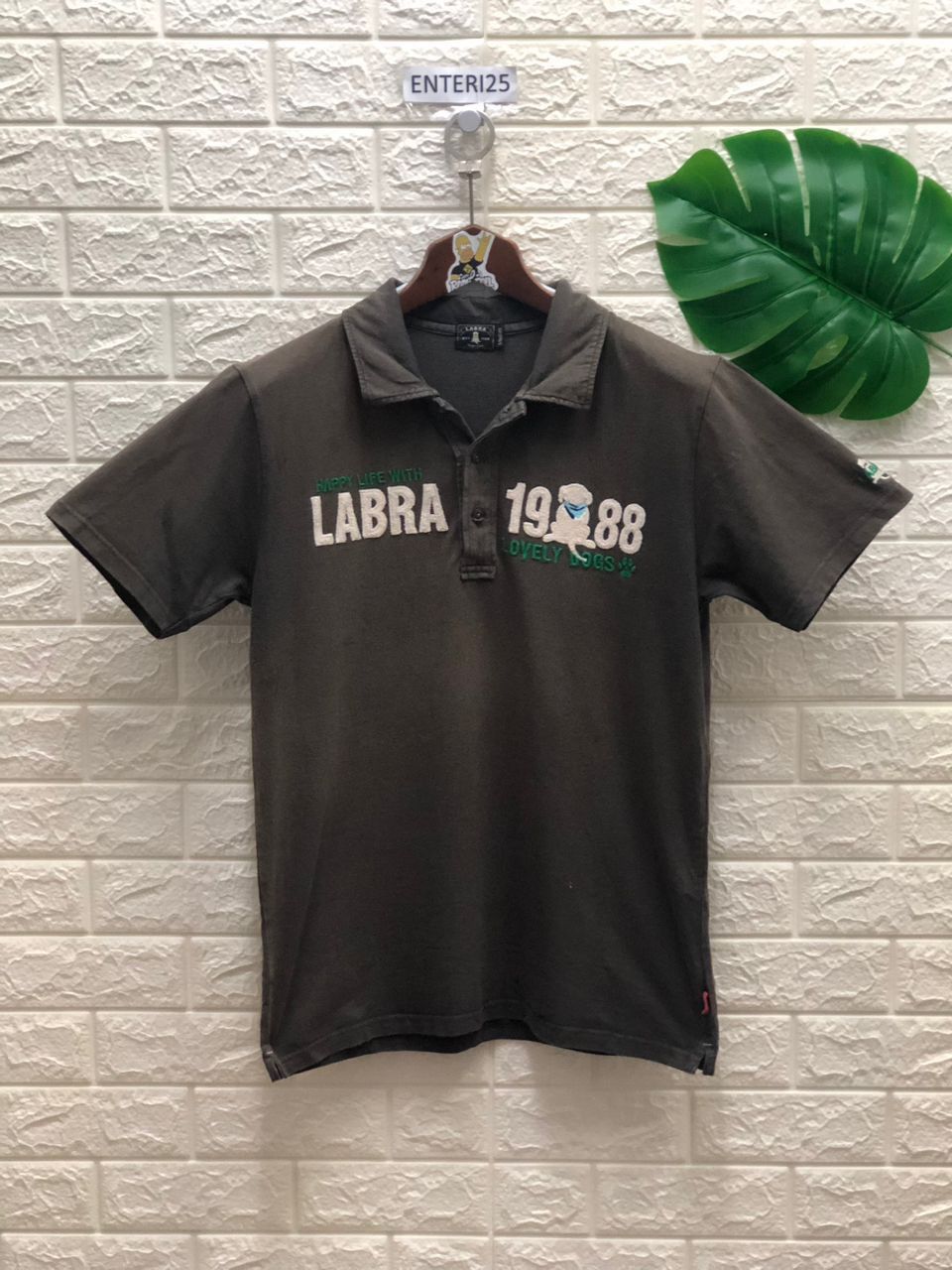 American Apparel Rare USA Japan LABRA POP Dog Animal polo Size US M / EU 48-50 / 2 - 9 Thumbnail