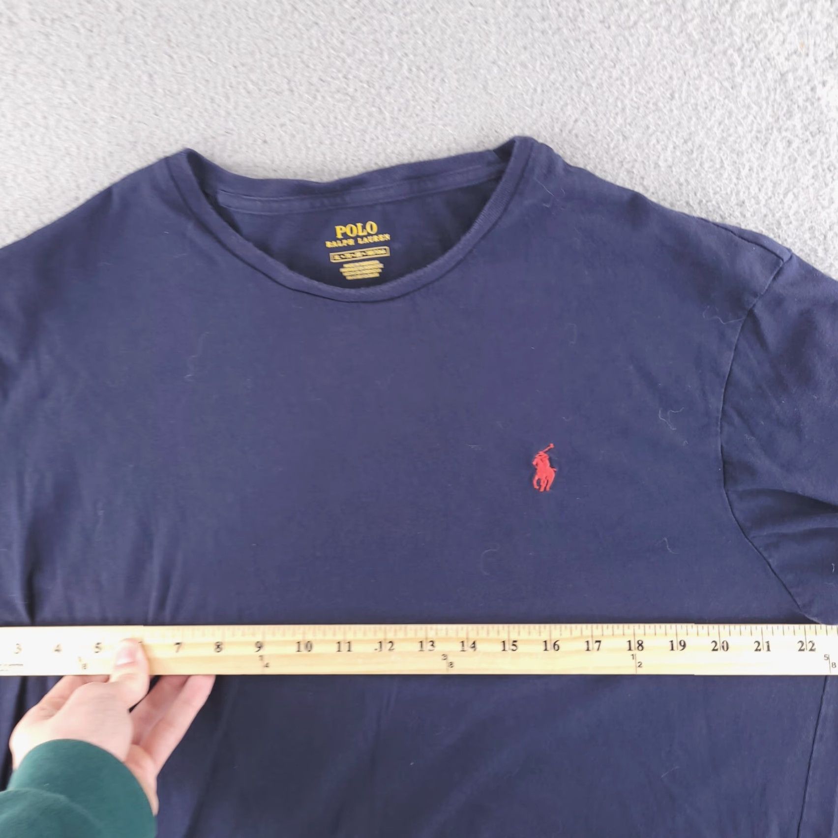 Polo Ralph Lauren Polo Ralph Lauren Shirt Mens XL Navy Blue Short Sleeve Size US XL / EU 56 / 4 - 5 Thumbnail