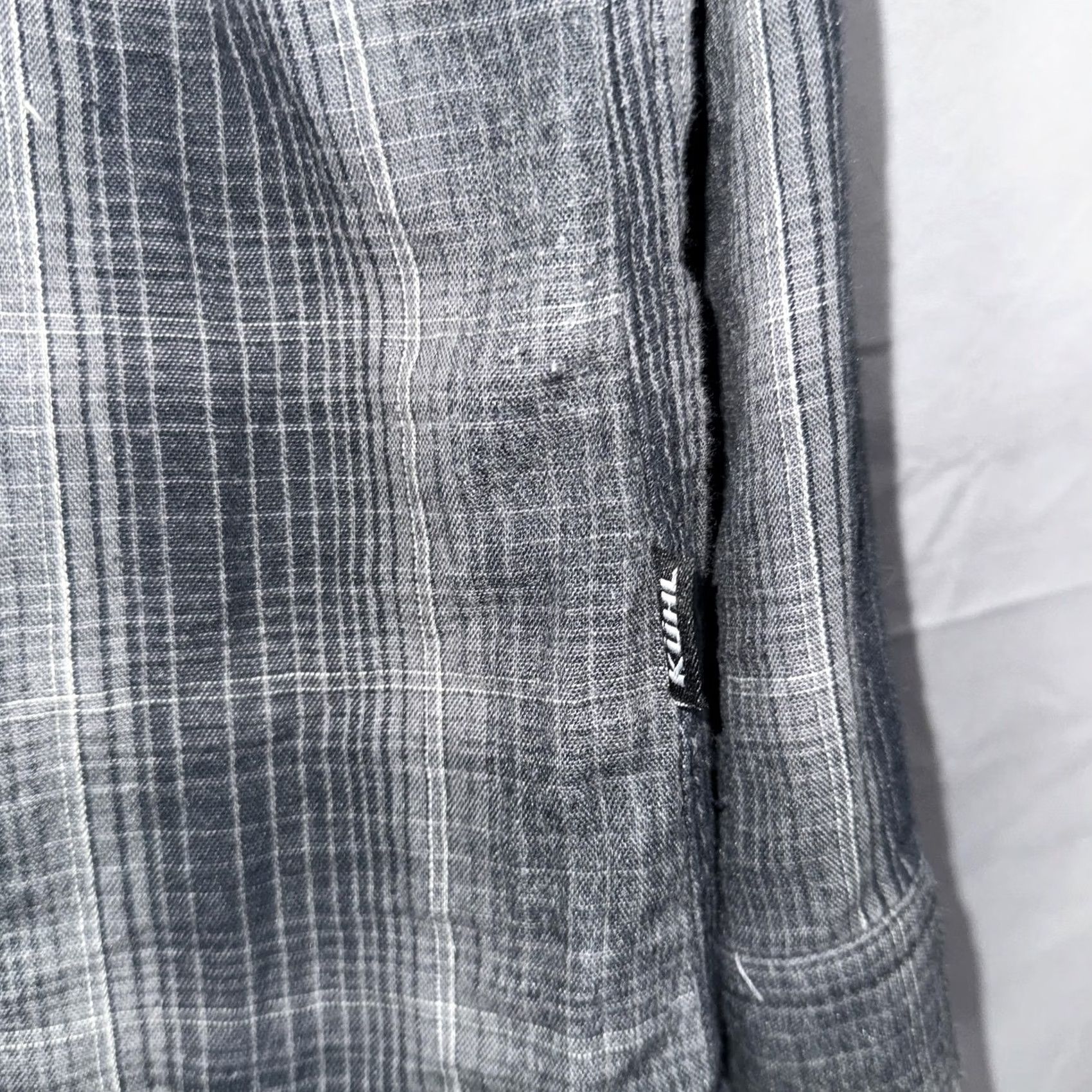 Vintage Kühl Shirt Mens M Gray Plaid Long Sleeve Button Front Outdoor Casual Hiking Size US M / EU 48-50 / 2 - 4 Thumbnail