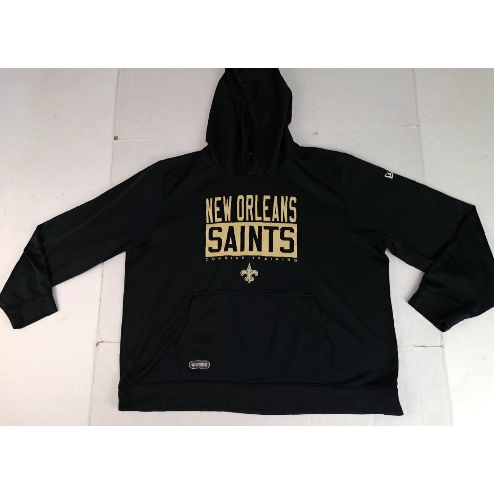 Vintage VINTAGE New Orleans Saints Football Combine Training Hooded Sweatshirt 3XL Black Size US XXL / EU 58 / 5 - 3 Thumbnail