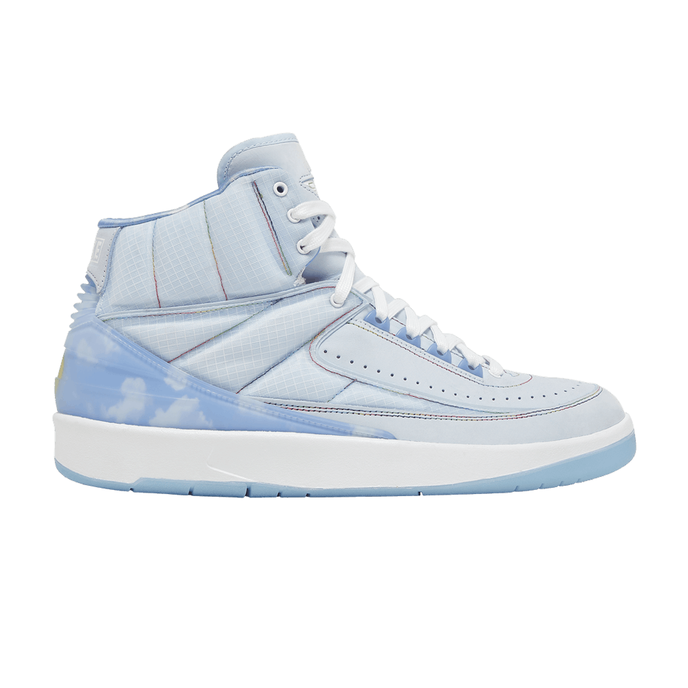 image of J. Balvin X Air Jordan 2 Retro Shoes in Blue, Men's (Size 5)