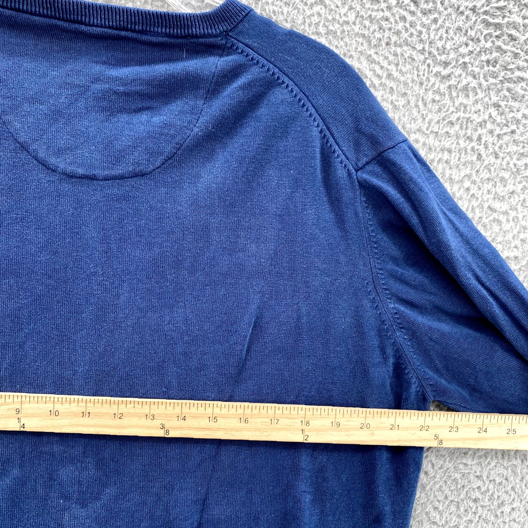Jos. A. Bank Jos.A Bank Sweater Men XL Blue 100% Silk Classic Office Preppy Academia Corpcore Size US XL / EU 56 / 4 - 5 Thumbnail