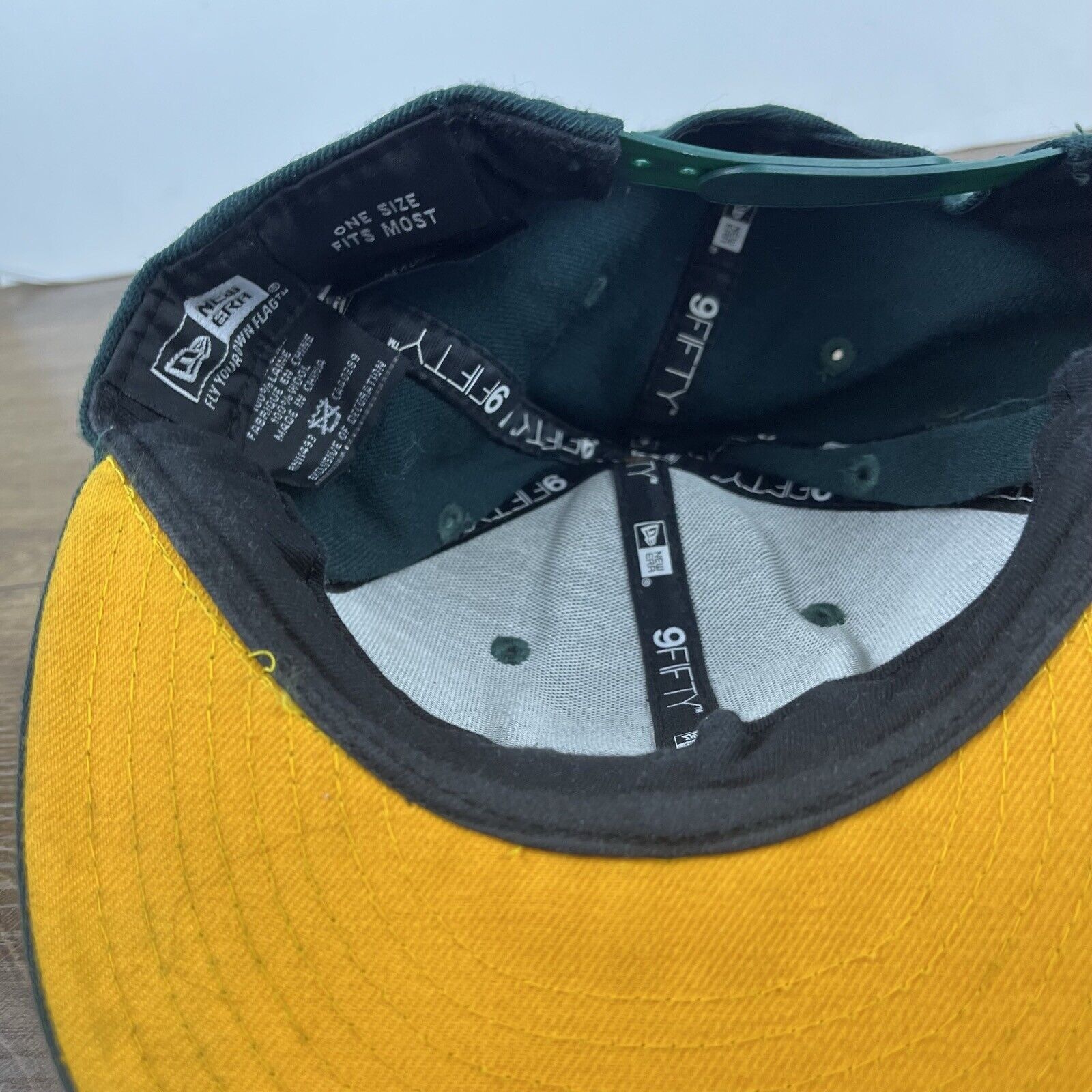 New Era Baylor Bears Hat New Era 9FIFTY Snapback Hat Green Hat Adjus Size ONE SIZE - 15 Thumbnail