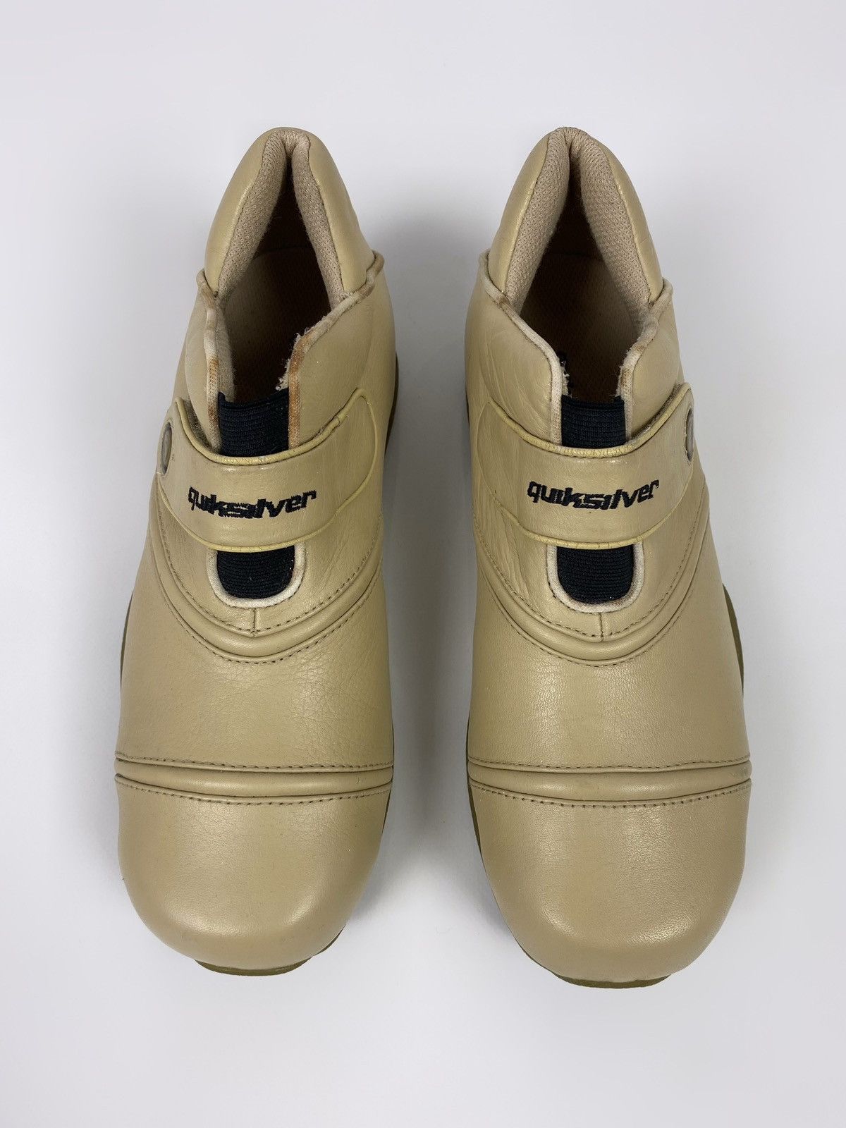 Quiksilver 2000’s Vintage Quiksiver Leather Velcro Slip On Sneakers Size US 8 / EU 41 - 6 Thumbnail