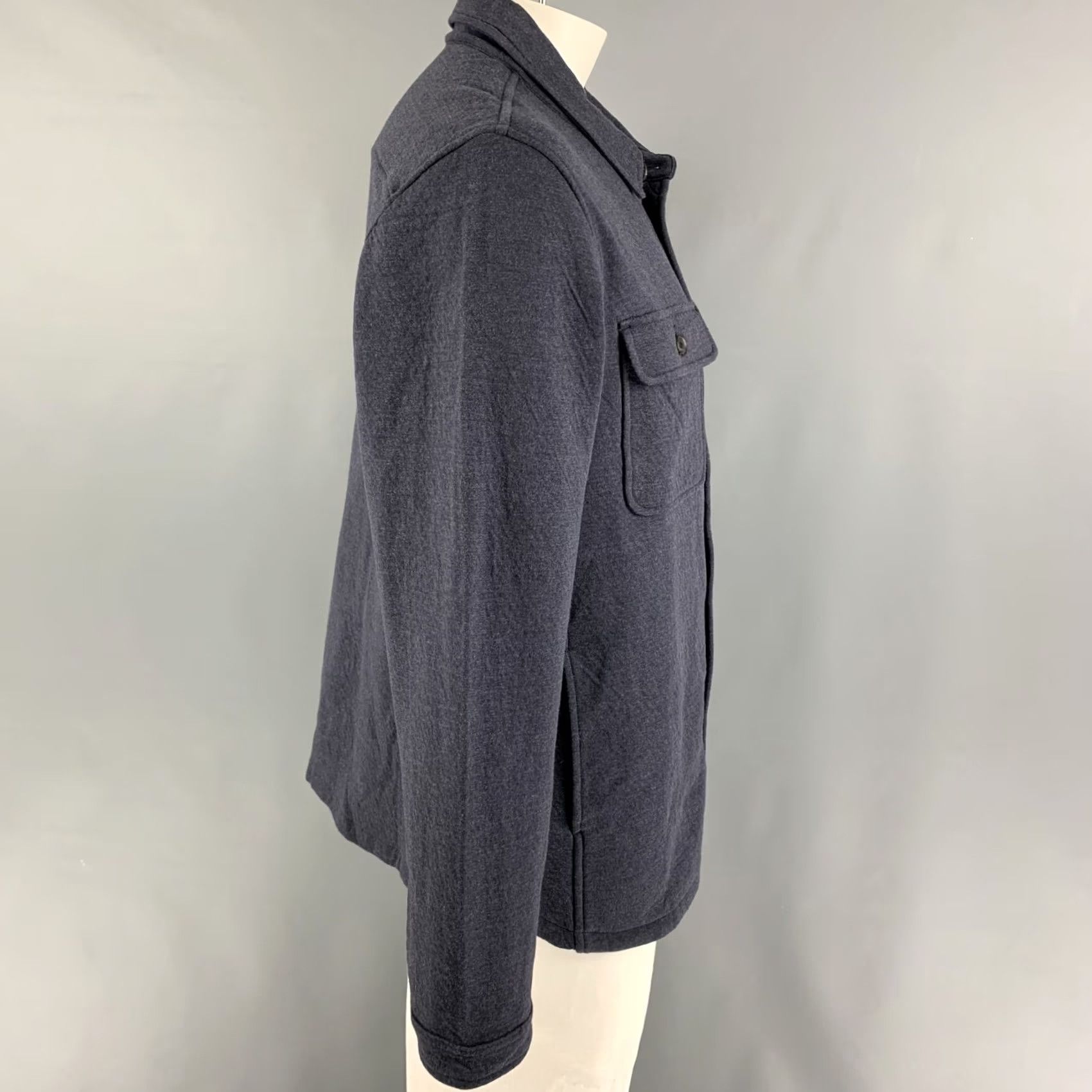Billy Reid BILLY REID Navy Cotton Jacket XL Adult Mens Size US XL / EU 56 / 4 - 2 Thumbnail