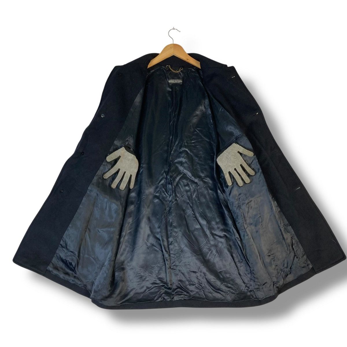 Brooks Brothers 🇬🇧 VINTAGE BROOKS BROTHERS WOOL OVERCOAT JACKET Size US M / EU 48-50 / 2 - 12 Thumbnail