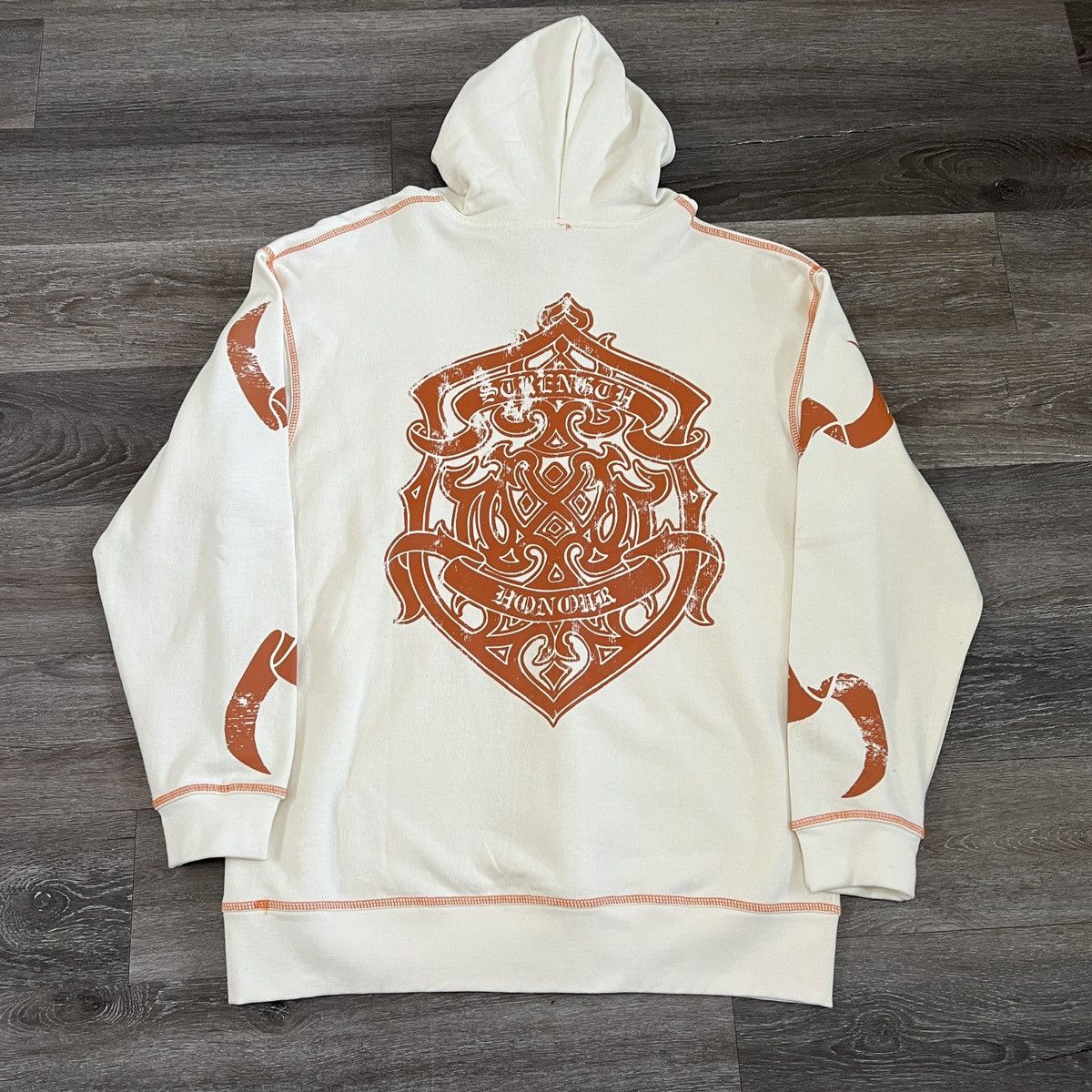 Crazy Vintage Y2K Evolution Tribal Jnco style baggy hoodie