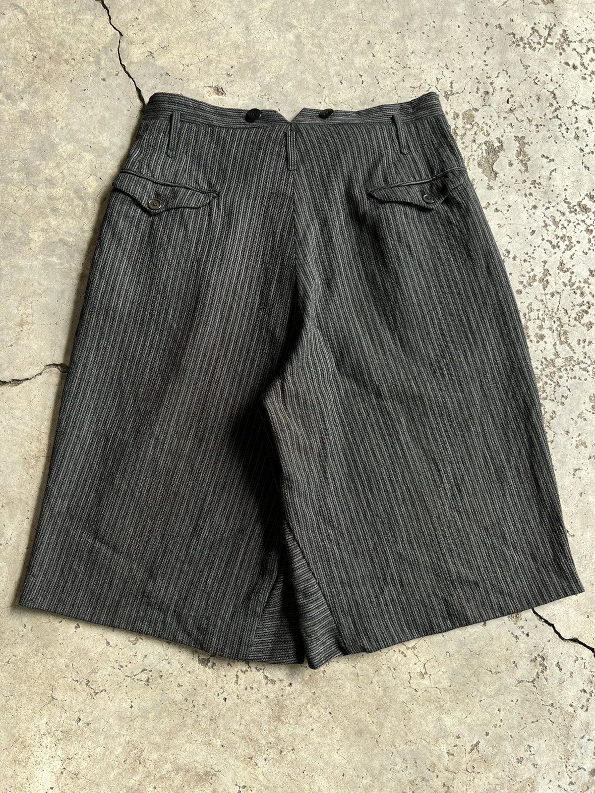 Vintage Vintage 80s Striped Repaired Jorts Size US 31 - 9 Thumbnail