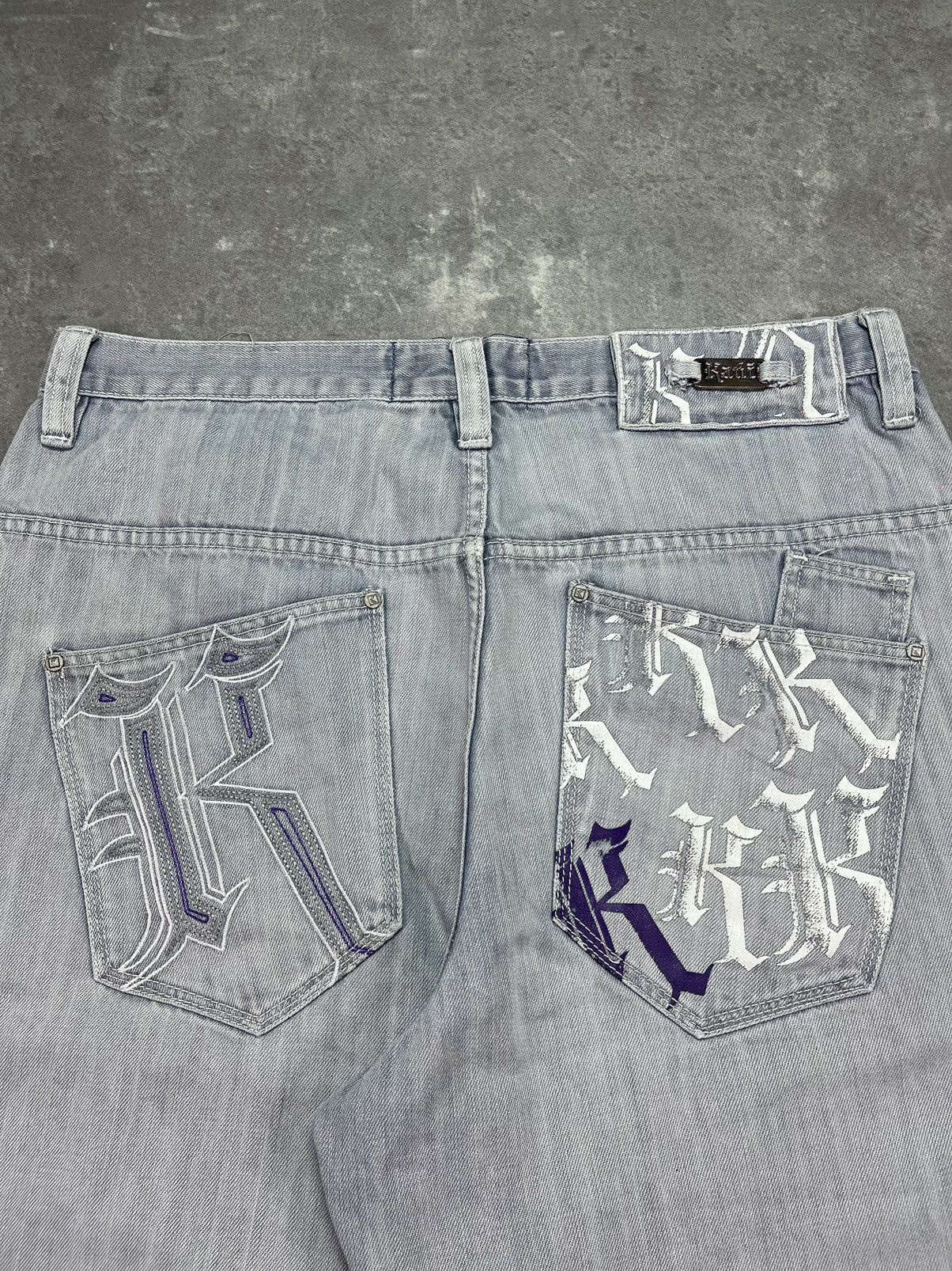 Karl Kani Karl Kani Multilogo Printed Baggy Denim Shorts Jorts 36 Rare Size US 36 / EU 52 - 11 Thumbnail