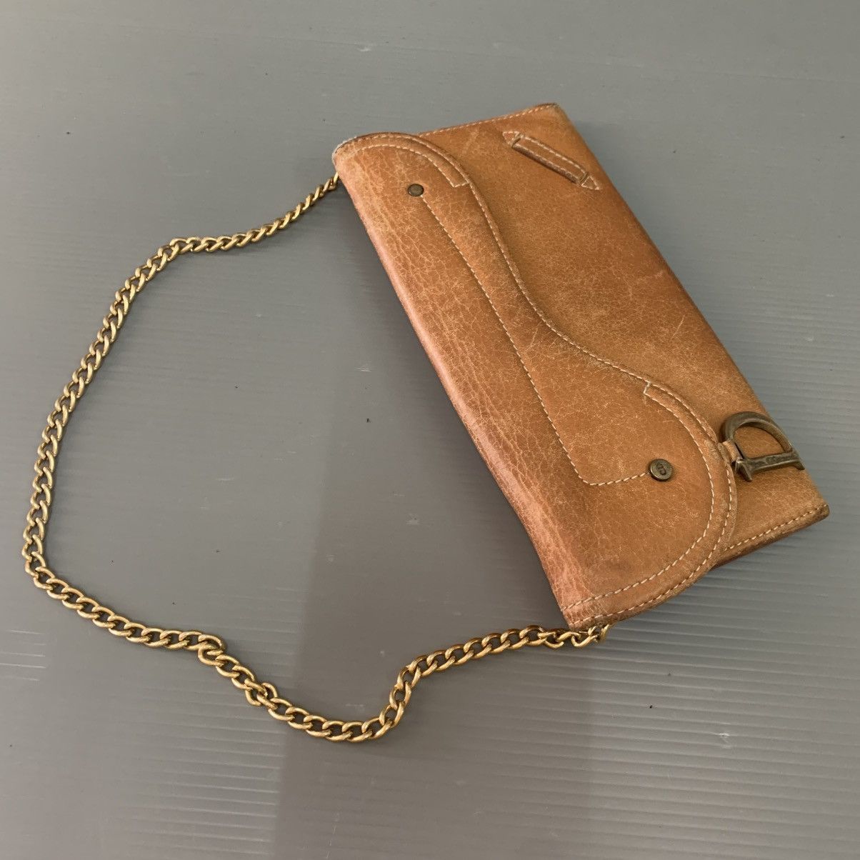 Christian Dior Monsieur Christian Dior Saddle Leather Wallet Size ONE SIZE - 3 Thumbnail