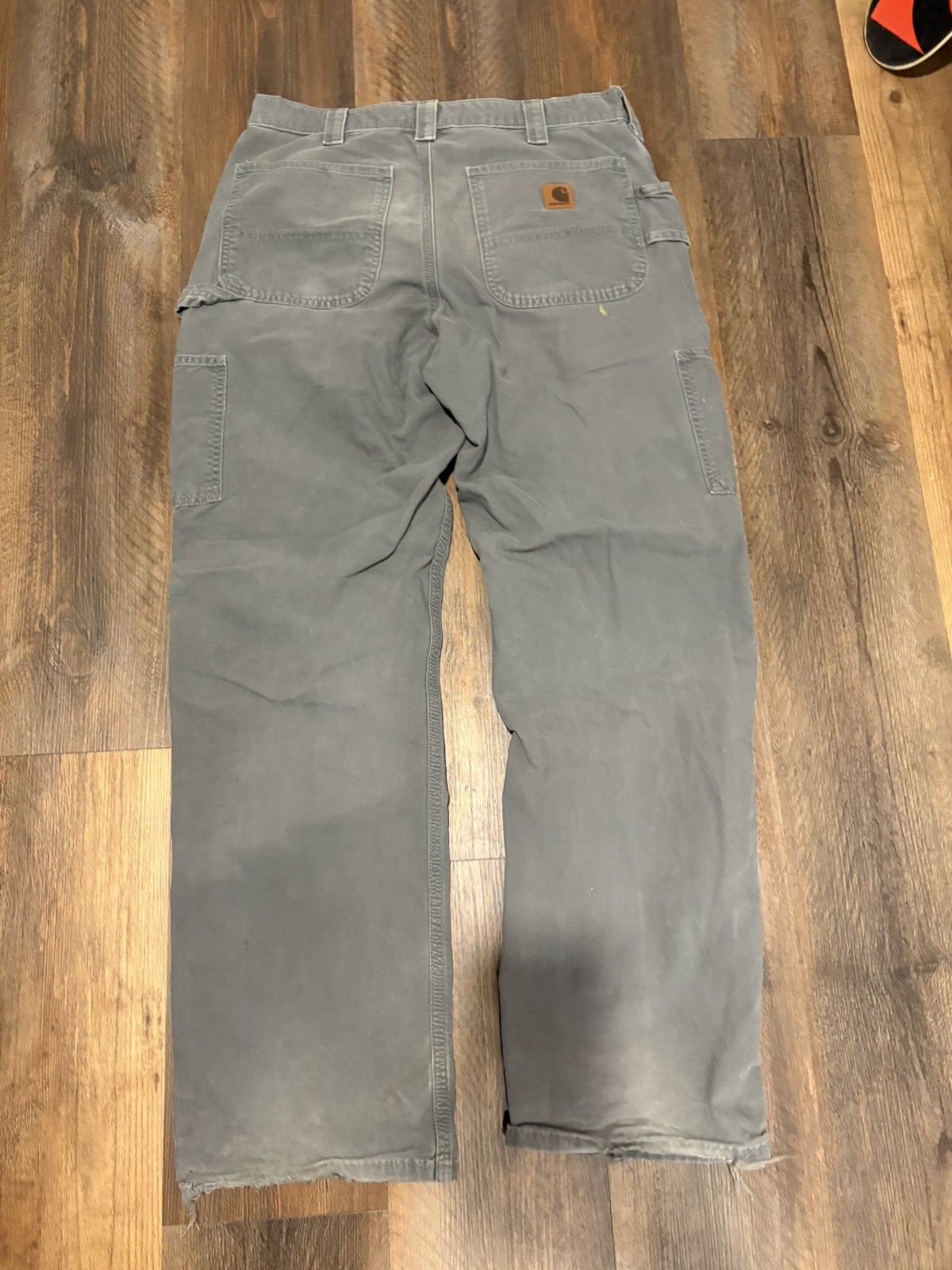 Carhartt Grey Carhartt Work Pants Size US 32 / EU 48 - 2 Thumbnail
