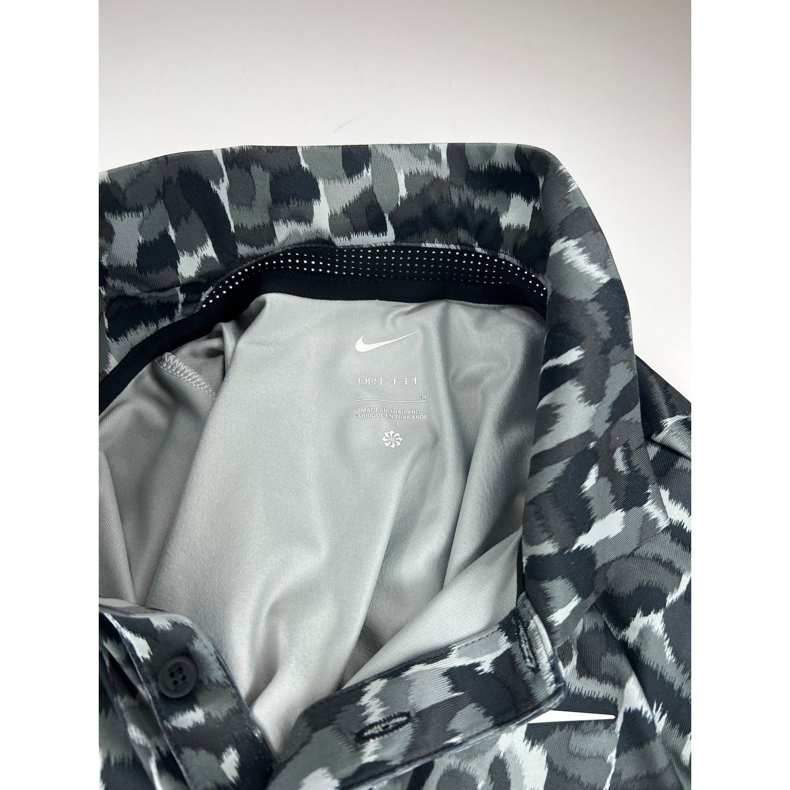 Nike Nike Dri-Fit Tour Confetti Print Golf Polo Black Gray Size US S / EU 44-46 / 1 - 5 Thumbnail