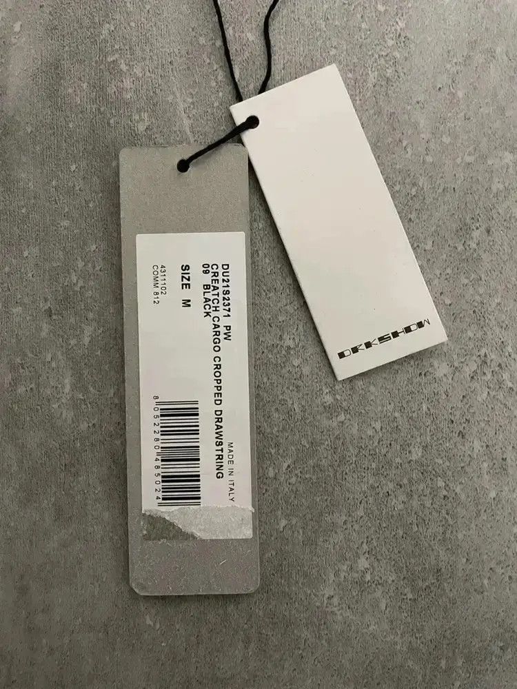 Rick Owens Sz M Rick Owens Drkshdw Waxed Cropped Sweatpants-2507 Size US 32 / EU 48 - 3 Thumbnail