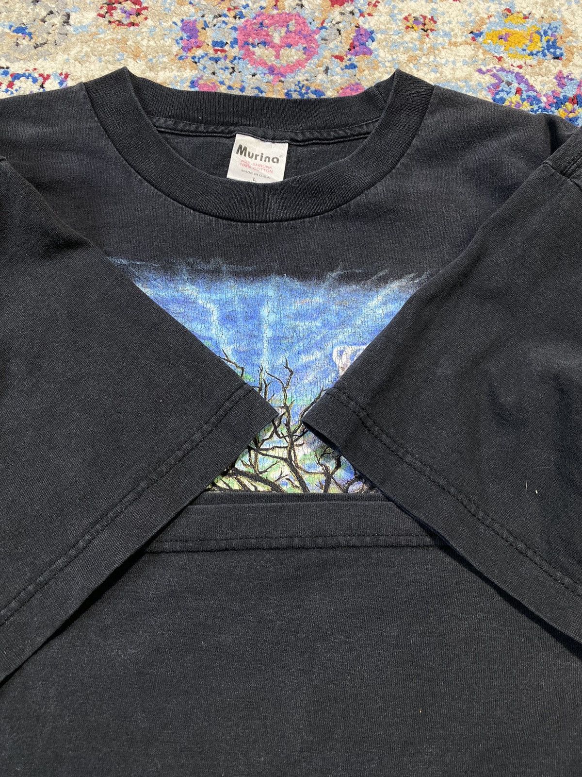 Vintage 1997 Bobby G Lion Savannah Safari Psychedelic T Shirt Size US L / EU 52-54 / 3 - 9 Thumbnail