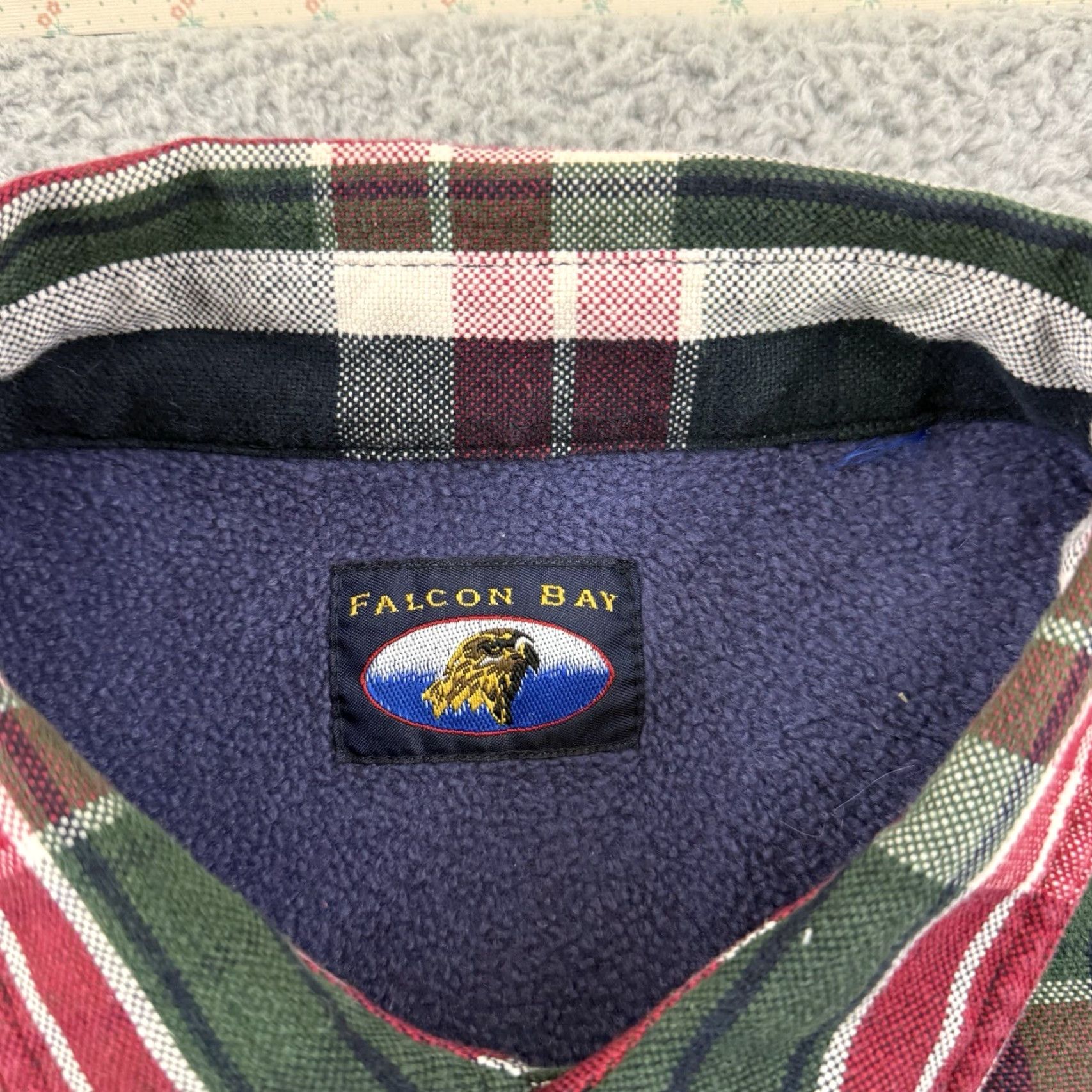 Vintage VINTAGE Falcon Bay Shirt Mens 2XL Red Plaid Fleece Lined Shacket 90s Western Size US XXL / EU 58 / 5 - 6 Thumbnail