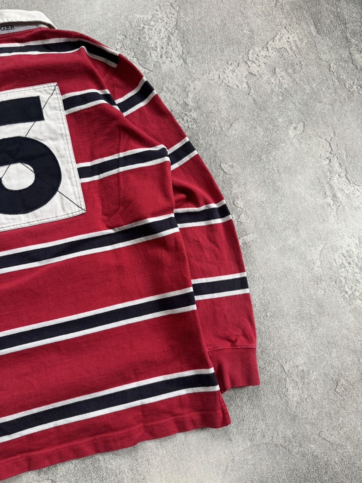 Tommy Hilfiger Tommy Hilfiger S/size striped rugby sweatshirts jumper 00s Size US S / EU 44-46 / 1 - 12 Thumbnail