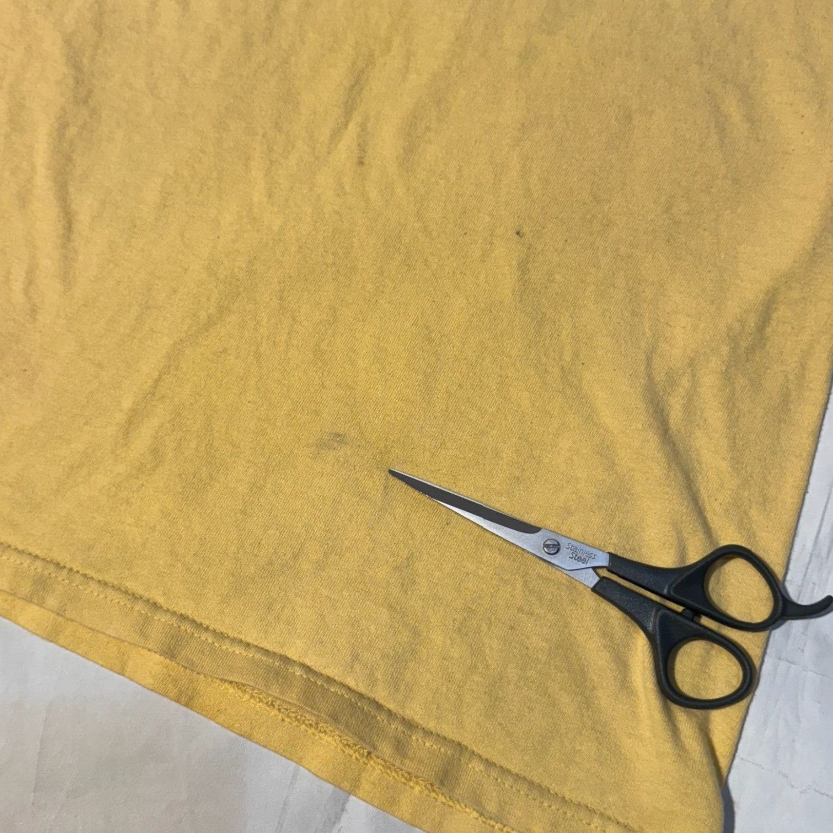 Disney VINTAGE Disney T-Shirt Women XL Yellow Butterfly Glitter Winnie The Pooh Eeyore Logo Graphic Casual Short Sleeve Crew Neck Cotton Jersey Regular Fit Size XL / US 12-14 / IT 48-50 - 4 Thumbnail