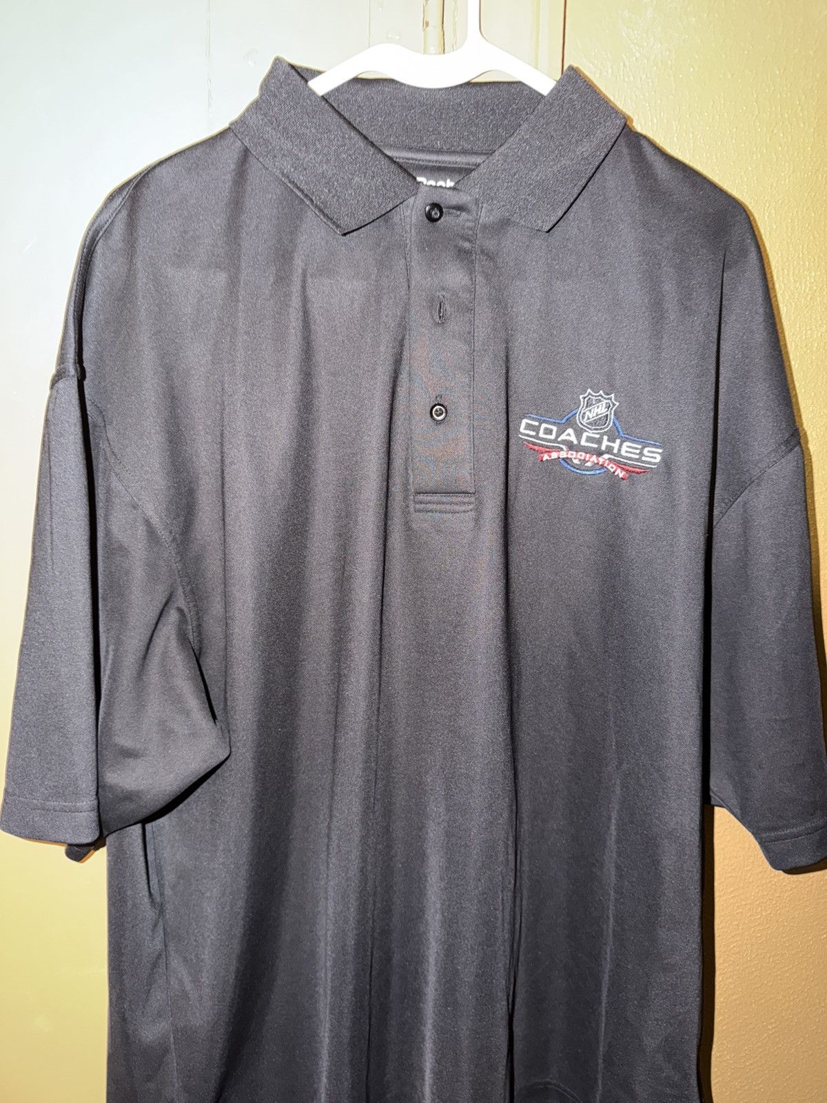 Reebok Reebok NHL Coaches Association Polo T Shirt Button Shirt XL Size US XL / EU 56 / 4 - 16 Thumbnail