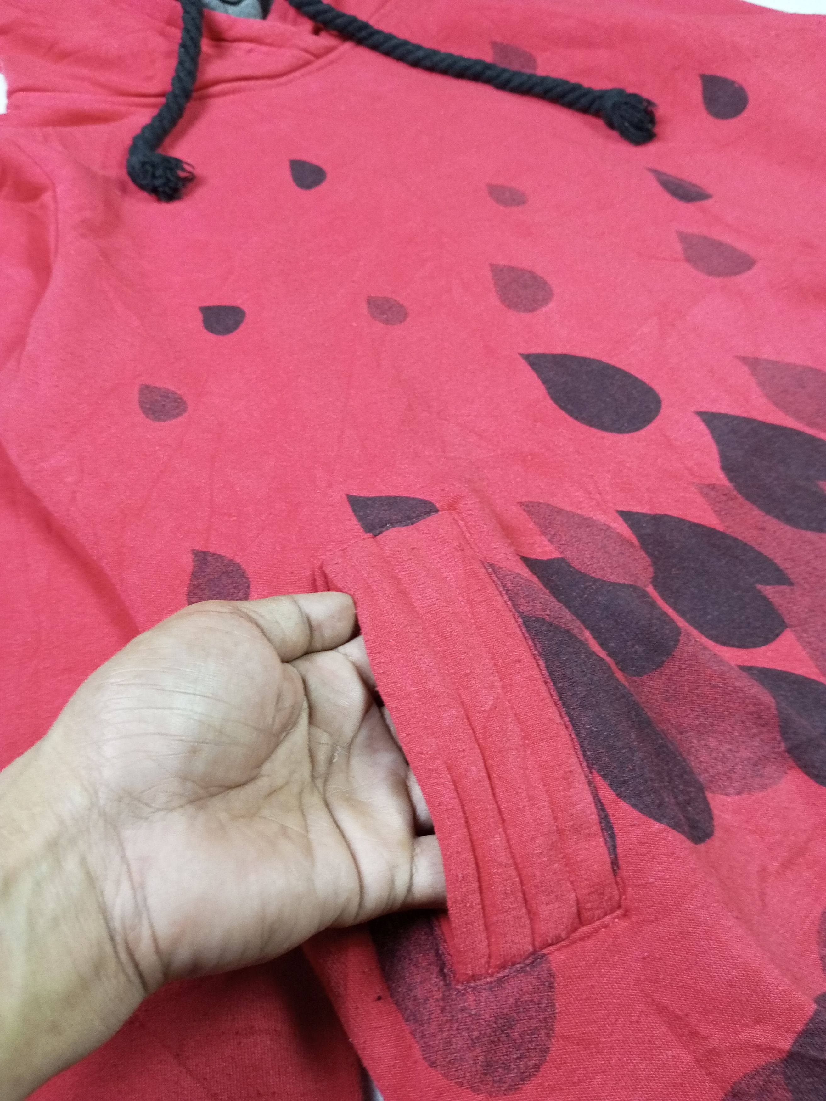 Hysteric Glamour × Japanese Brand Faded Japanese Brand Red Hoodie Turtle Neck Size US L / EU 52-54 / 3 - 5 Thumbnail