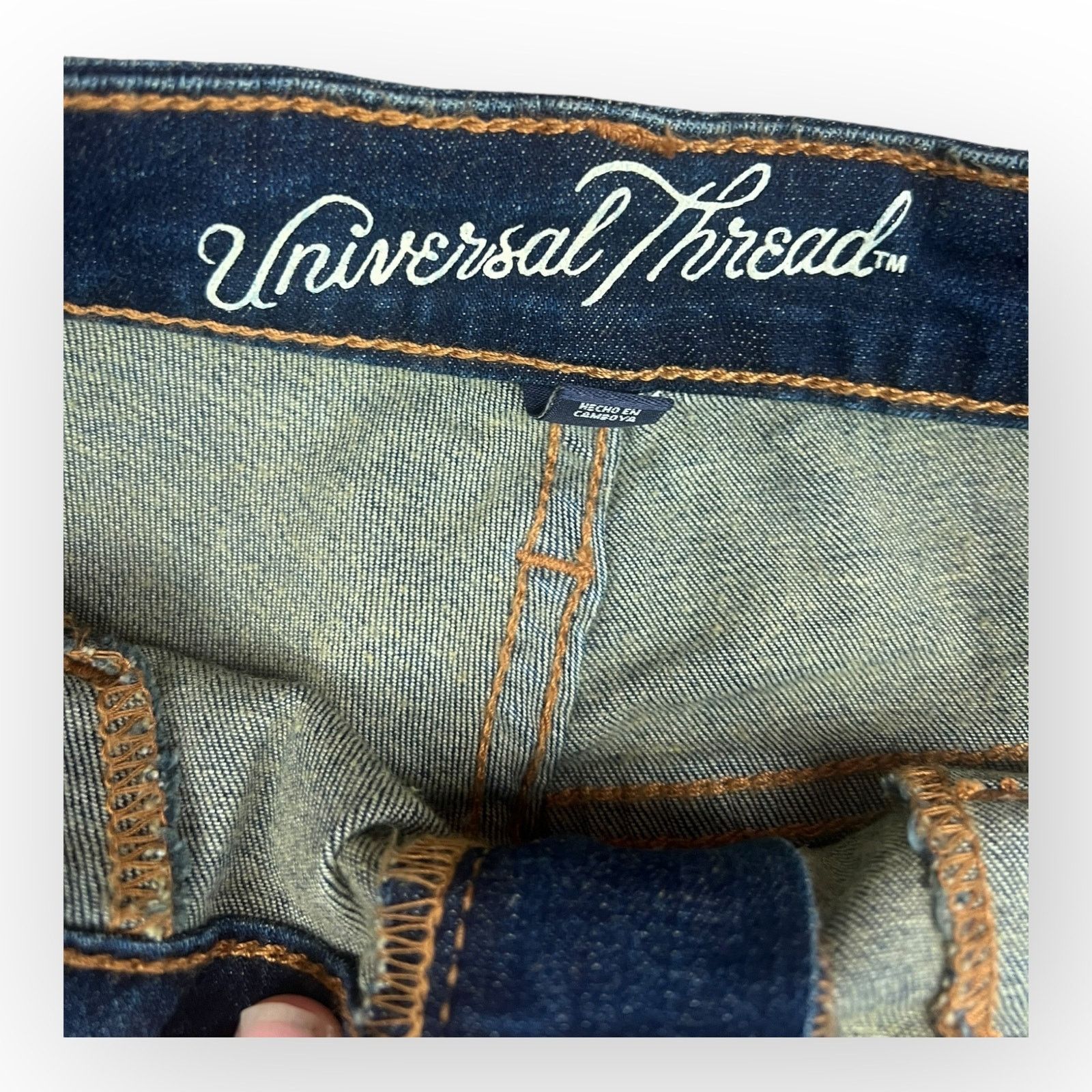 Target Basics Universal Thread High Rise Denim Jegging Jeans Classic Wash Size 34" / US 12 / IT 48 - 4 Thumbnail